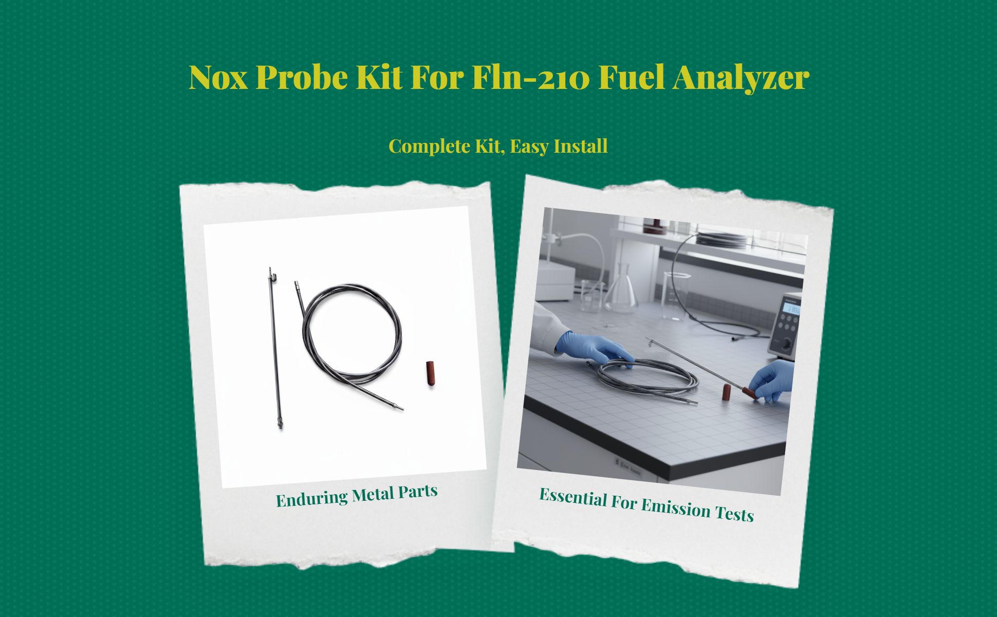 Automotive Exhaust Gas Analyzer, NOx Measurement Probe, Instantaneous Detection, Multi-Function, Data Logging