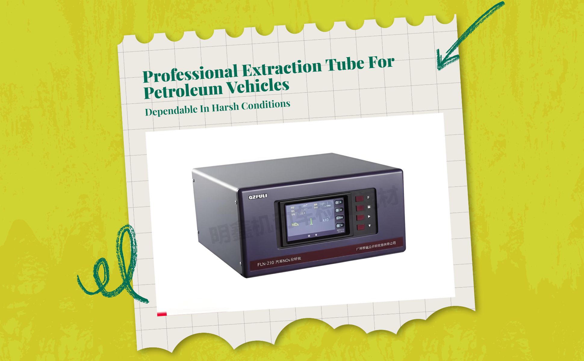 Automotive Exhaust Gas Analyzer, NOx Measurement Probe, Instantaneous Detection, Multi-Function, Data Logging