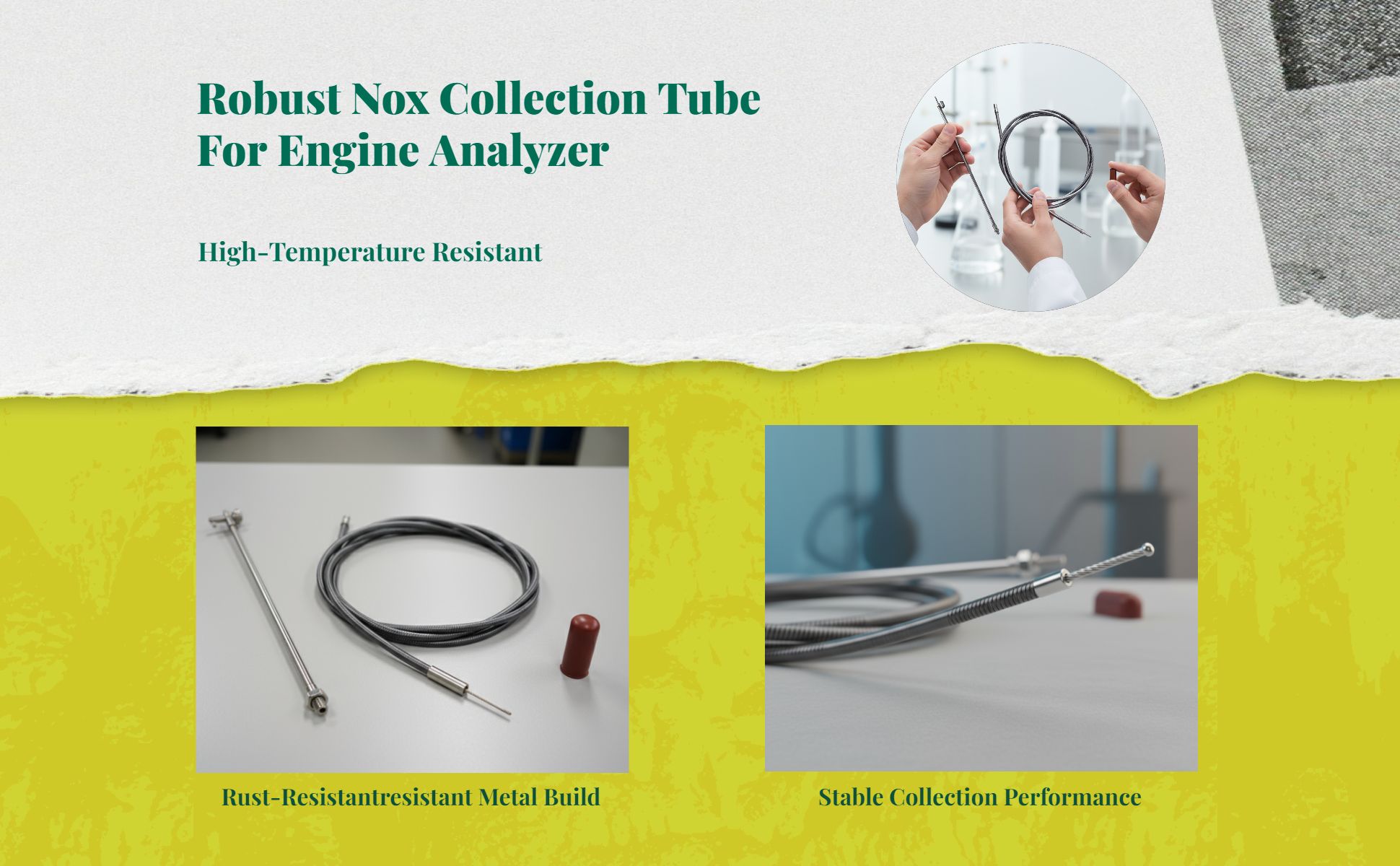 Automotive Exhaust Gas Analyzer, NOx Measurement Probe, Instantaneous Detection, Multi-Function, Data Logging