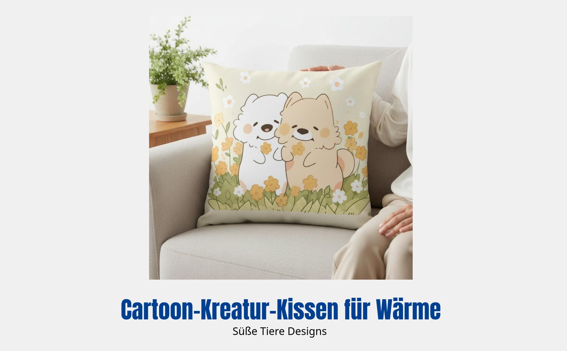 Nordic Geometrisch Olive Kissenbezug, Cartoon Katze, Blumen Sofa Kissenhülle