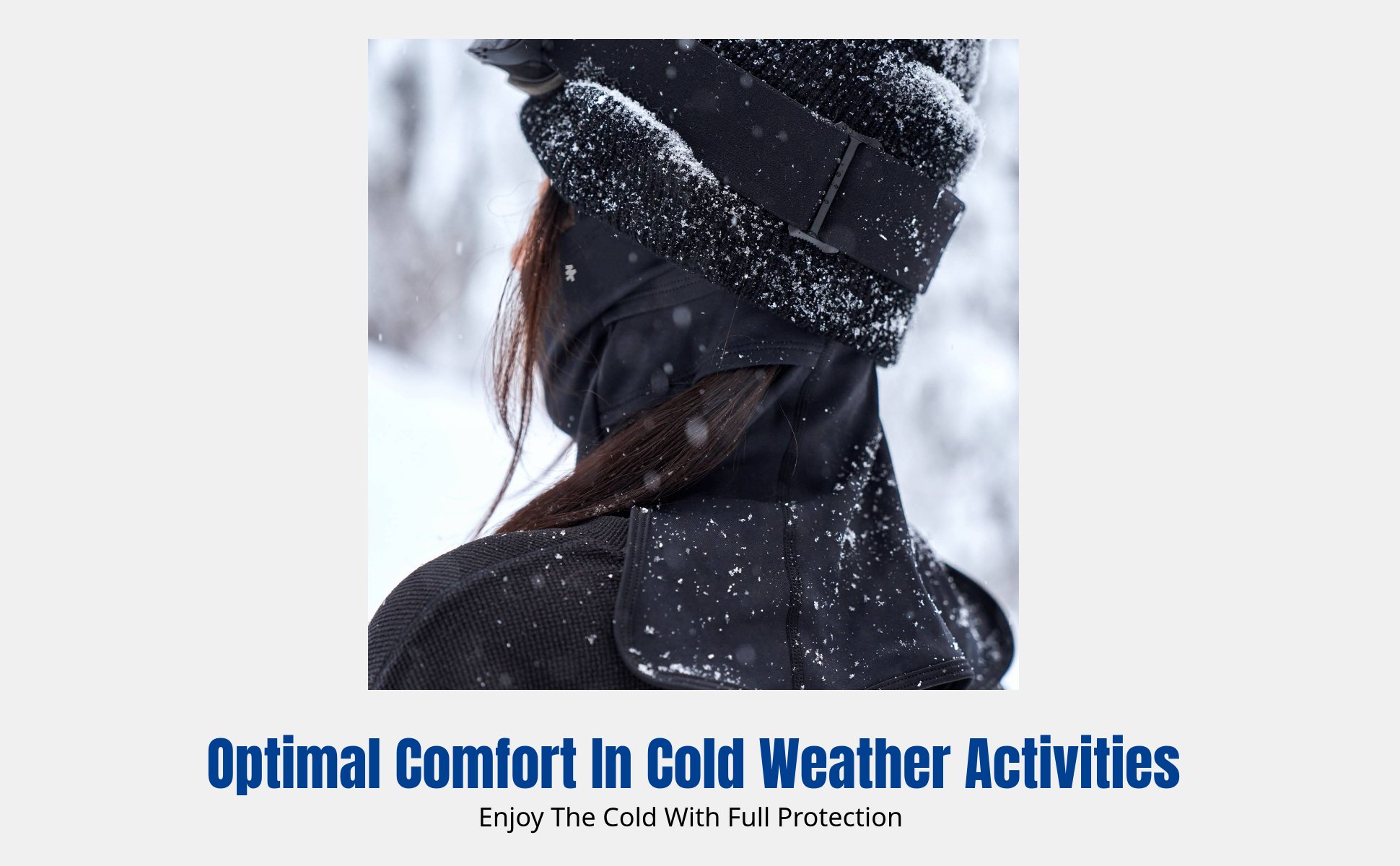 Ski Face Cover, Winter Balaclava, Windproof Outdoor Sports