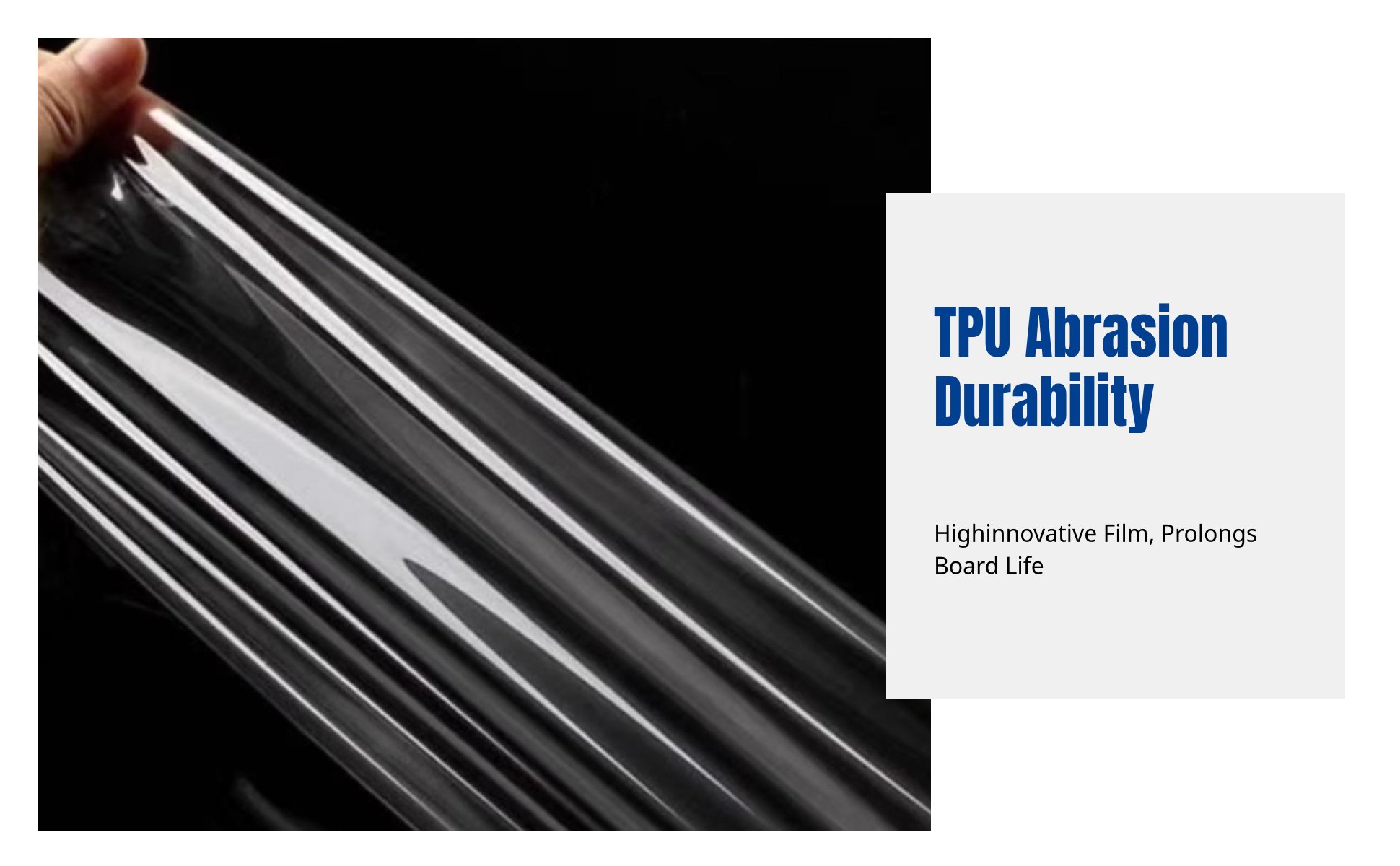 Snowboard Protective Film, TPU Transparent Antiabrasion Surface Guard