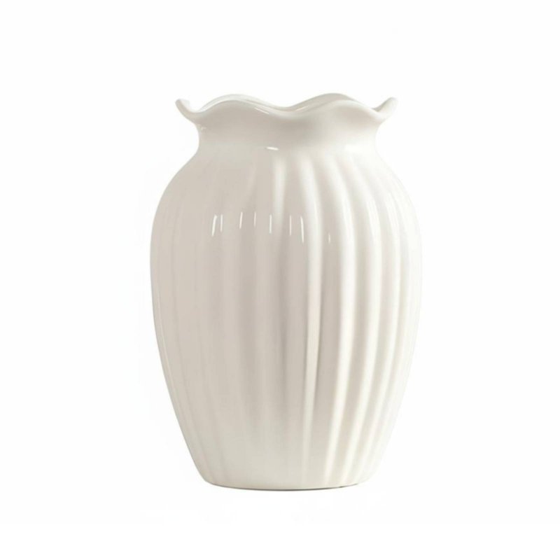 Living Room Decor Ceramic Vase Elegant Accent for Home Office
