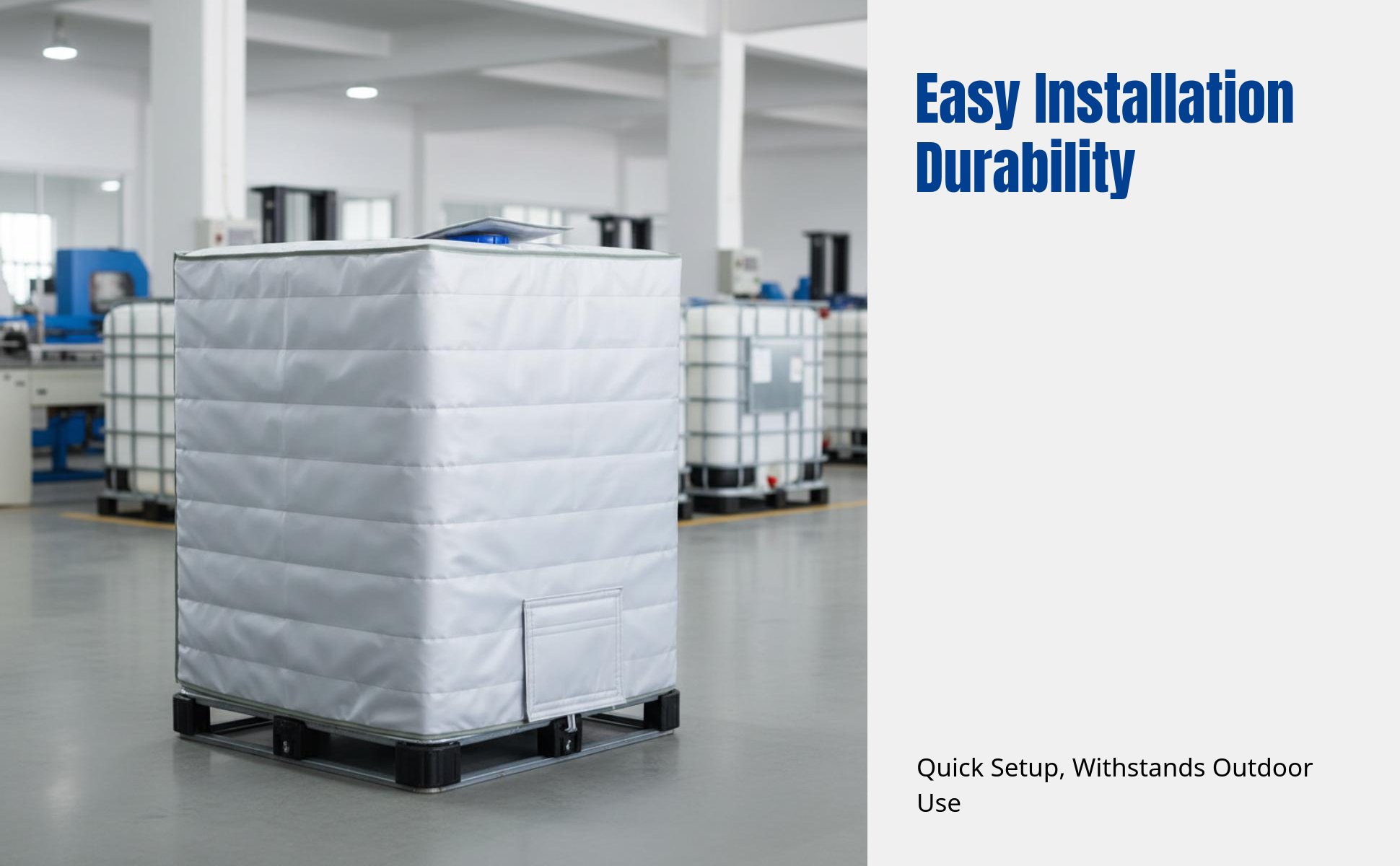 Bulk Liquid Container Insulation Cover, Waterproof, Snowproof, Thickened