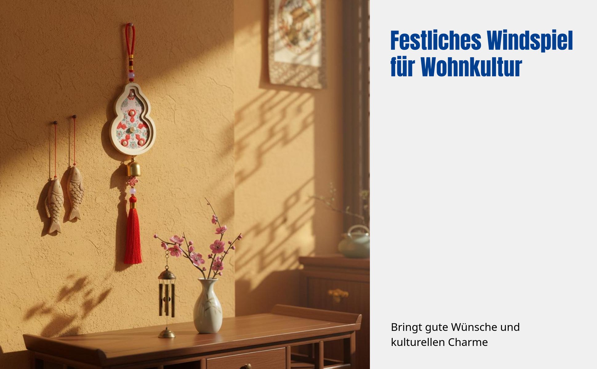 DIY Windspiel-Set Song Brokatperlen Hängedeko Kreatives Geschenk