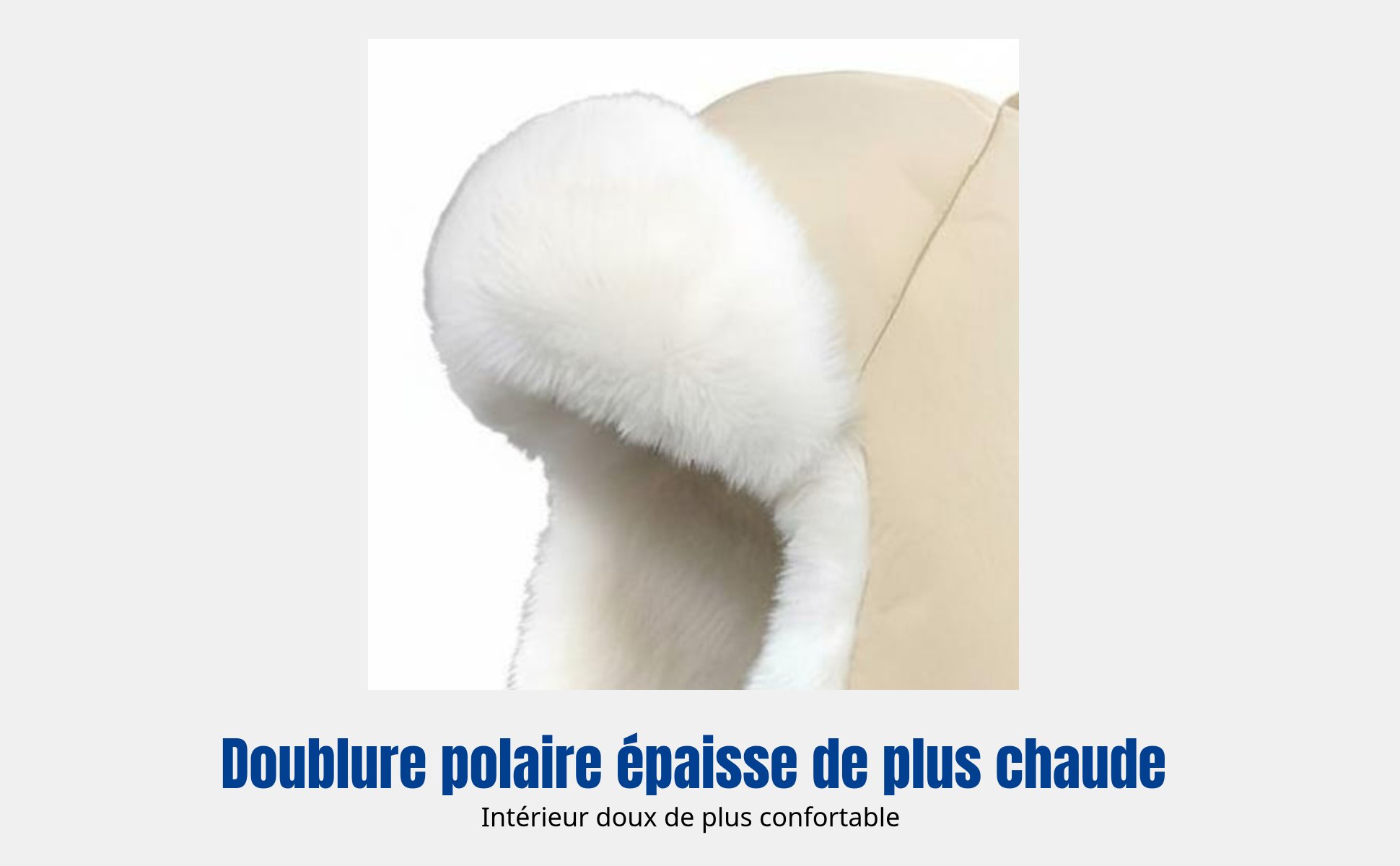 Chapka coupe-vent, épaisse et chaude, protège-oreilles, hiver