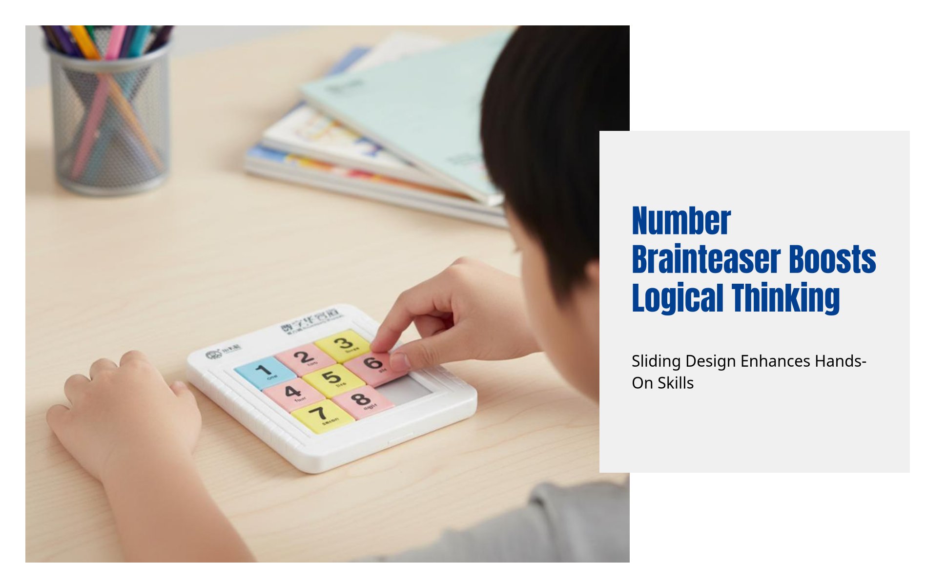 Number Sliding Game, Sudoku Board, Educational Toy for Kids