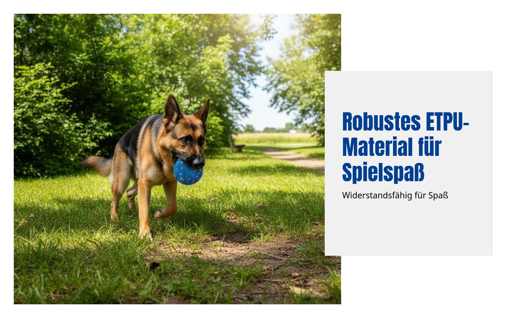 Robuste ETPU Hundespielzeug Kugel, elektrisch hüpfend, automatische Bewegung