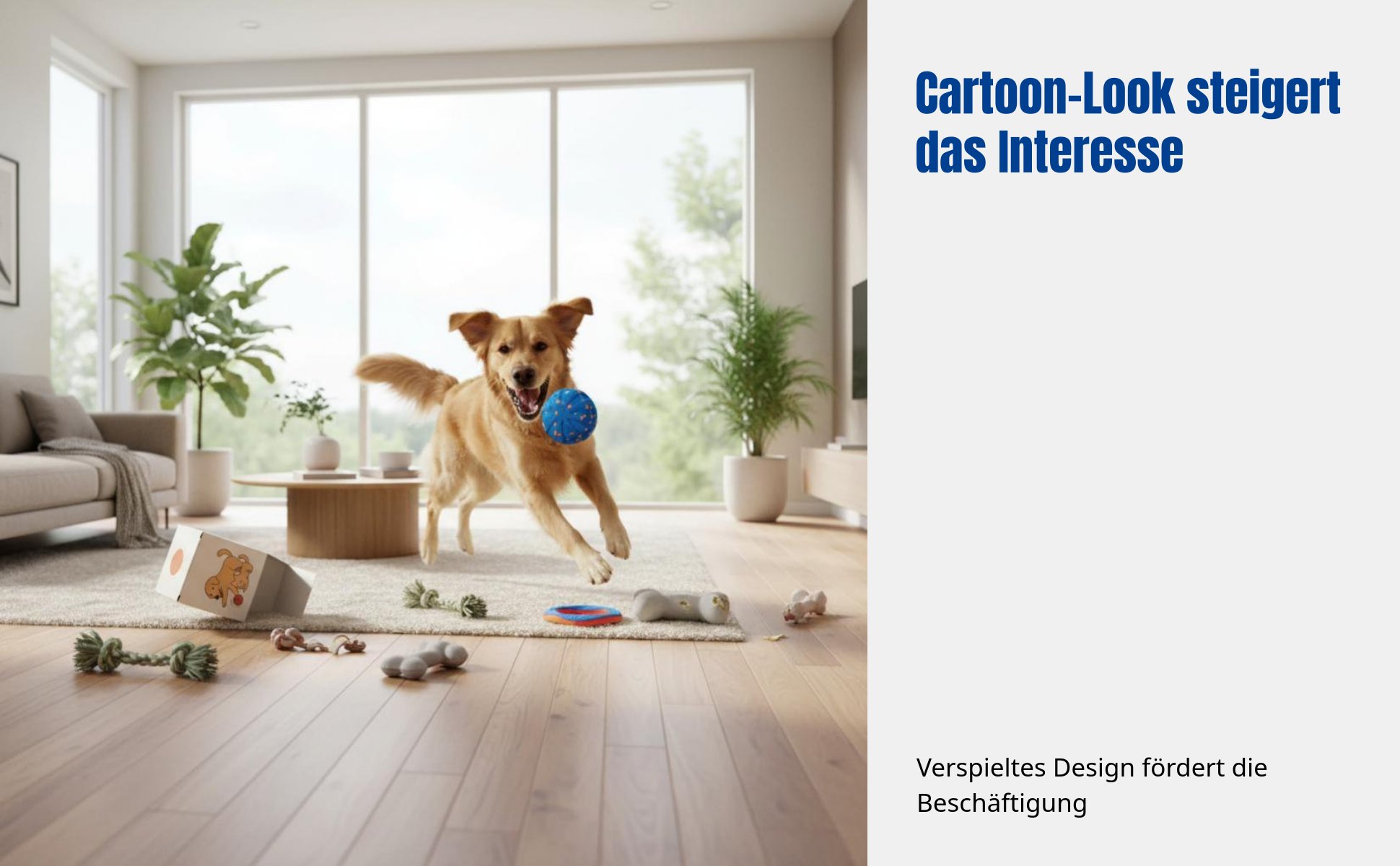 Robuste ETPU Hundespielzeug Kugel, elektrisch hüpfend, automatische Bewegung