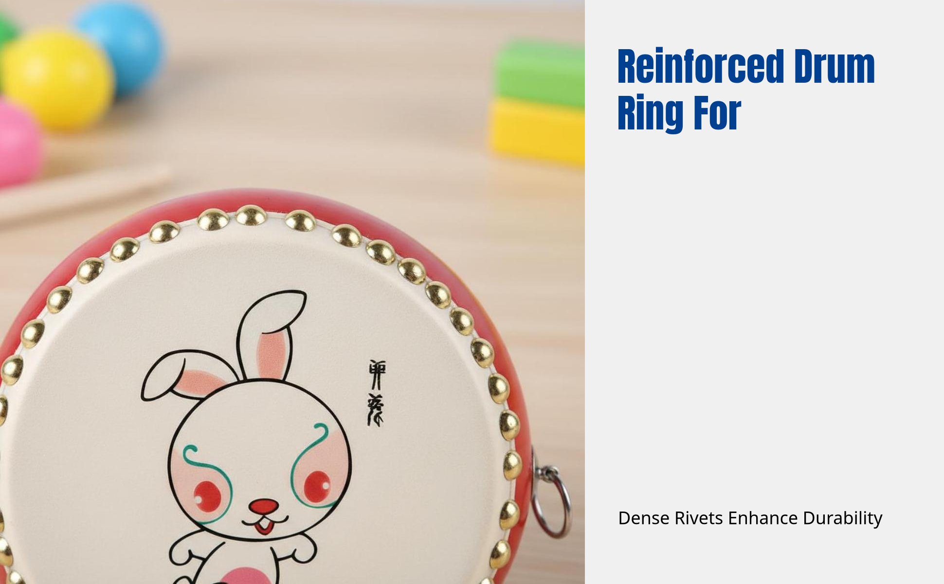 Kids Drum, Animal Zodiac Percussion, Leather Head, Preschool Music
