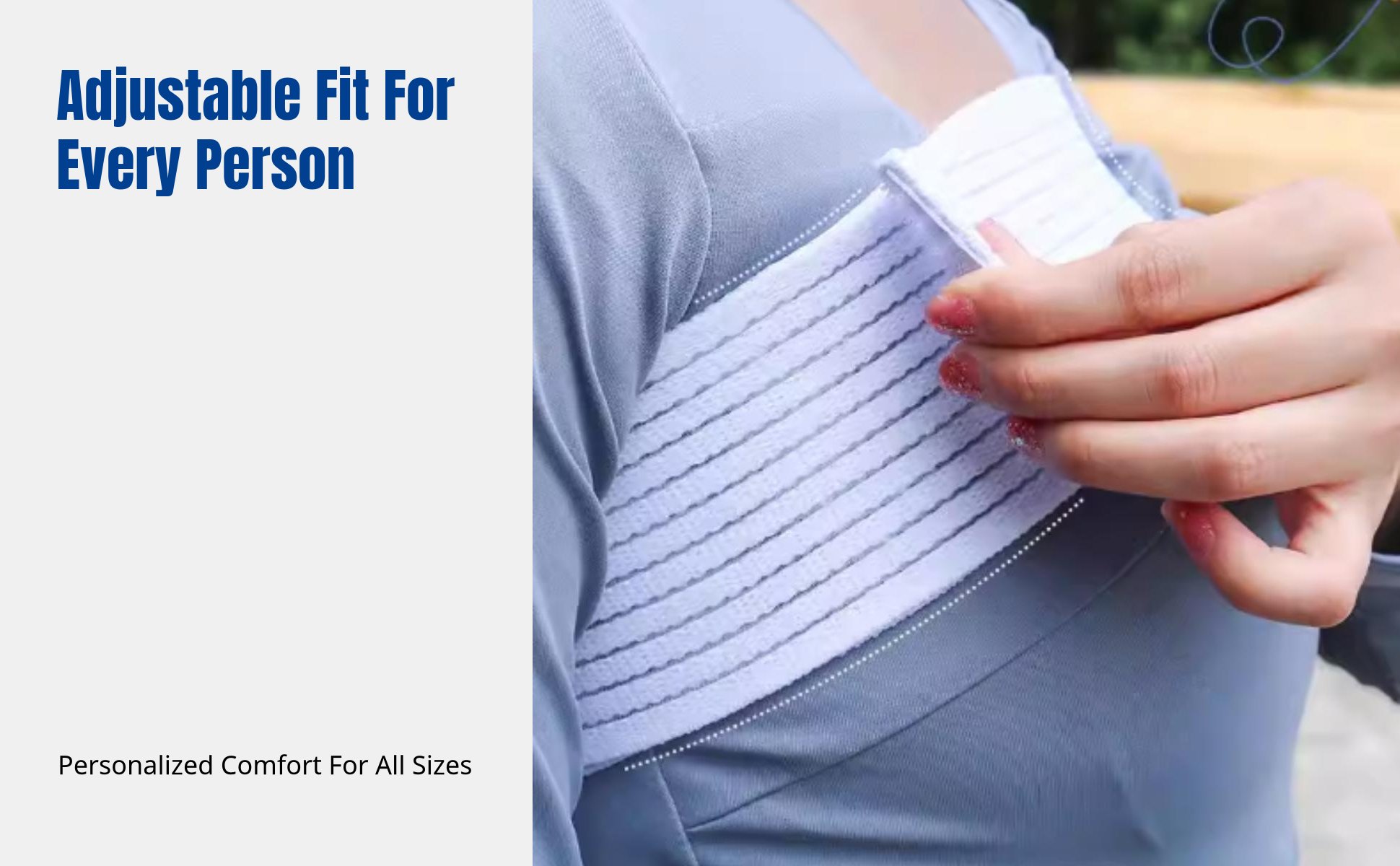 Breast Stabilizer Band Sports Bra Substitute Antimotion Exercise Band