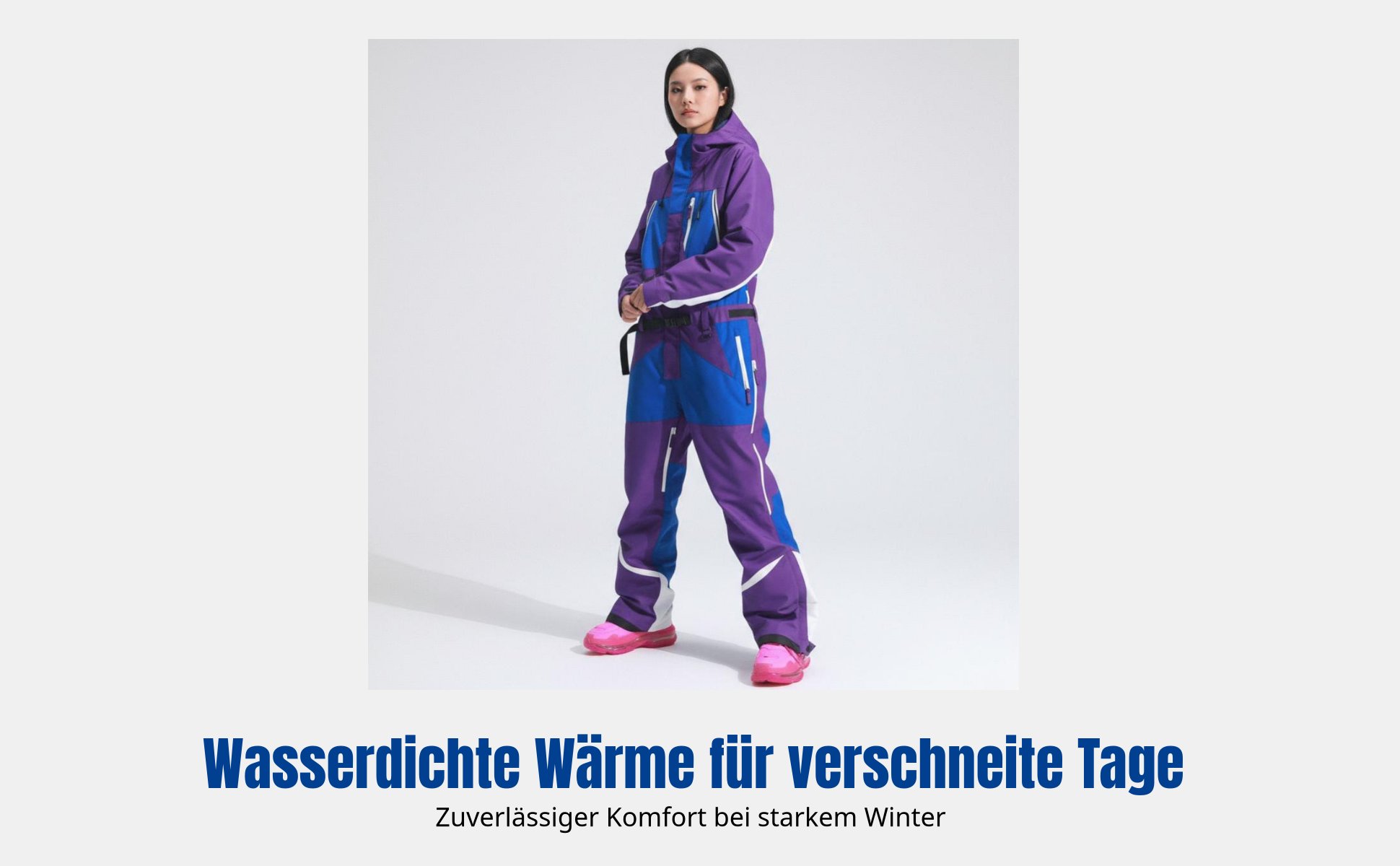 Skianzug, Einteiler, wasserdicht, Unisex, Powder-Sport, isoliert, Jacke & Hose