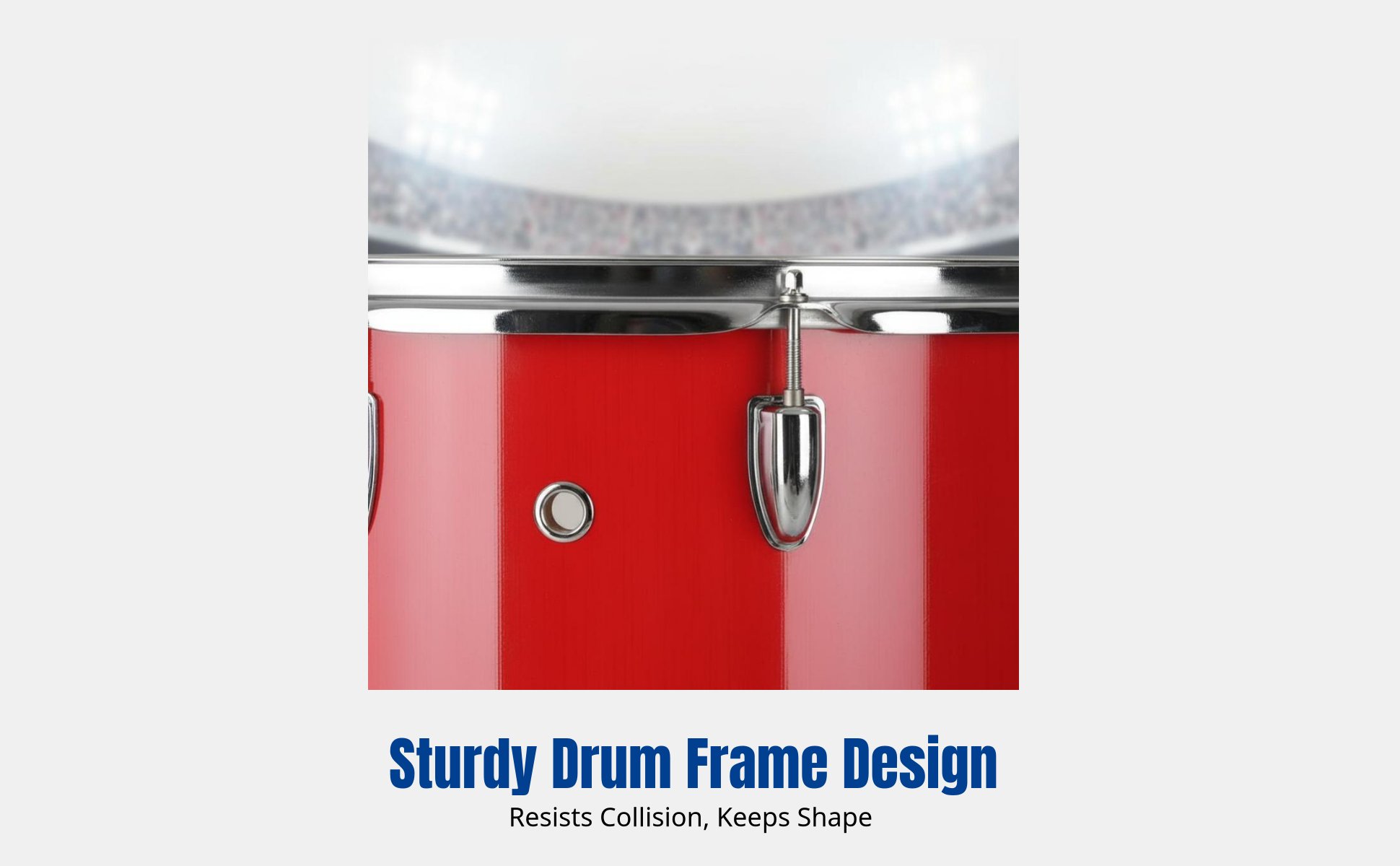 Cheering Drum for Sports Events, Fan Parade, Snare Drum, Accessories