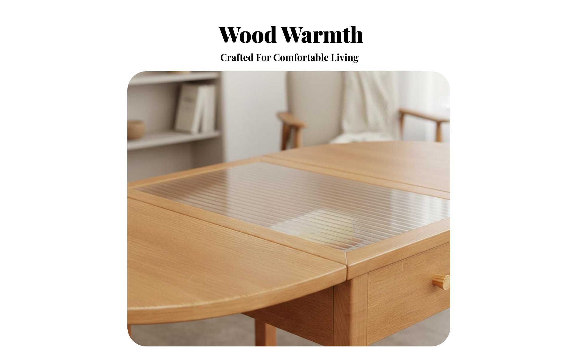 Folding Trolley with Removable Tray Nordic Modern minimalist design Mobile End Table Space-Saving