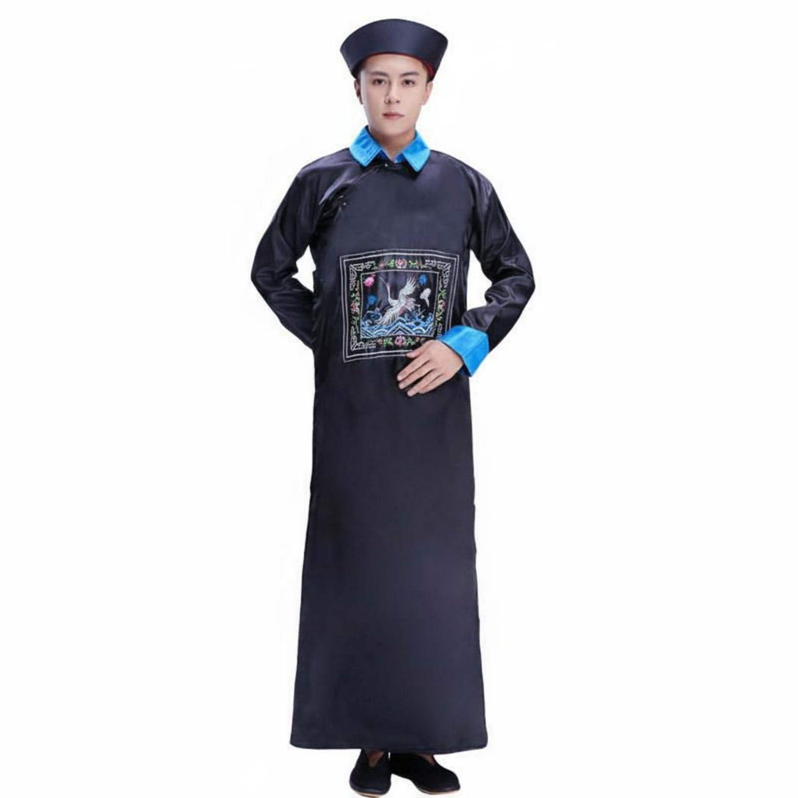 Jiangshi Kostüm mit Hut Gruseliges set Bequem für Halloween