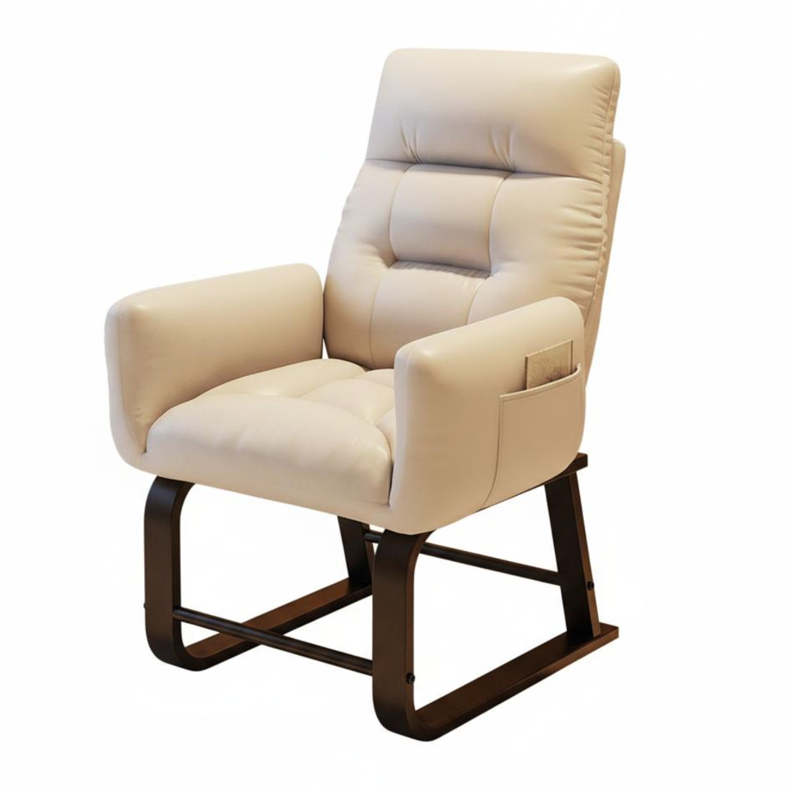 Foldable Single Sofa Multi Angle Reclining Compact Storage for Apartment