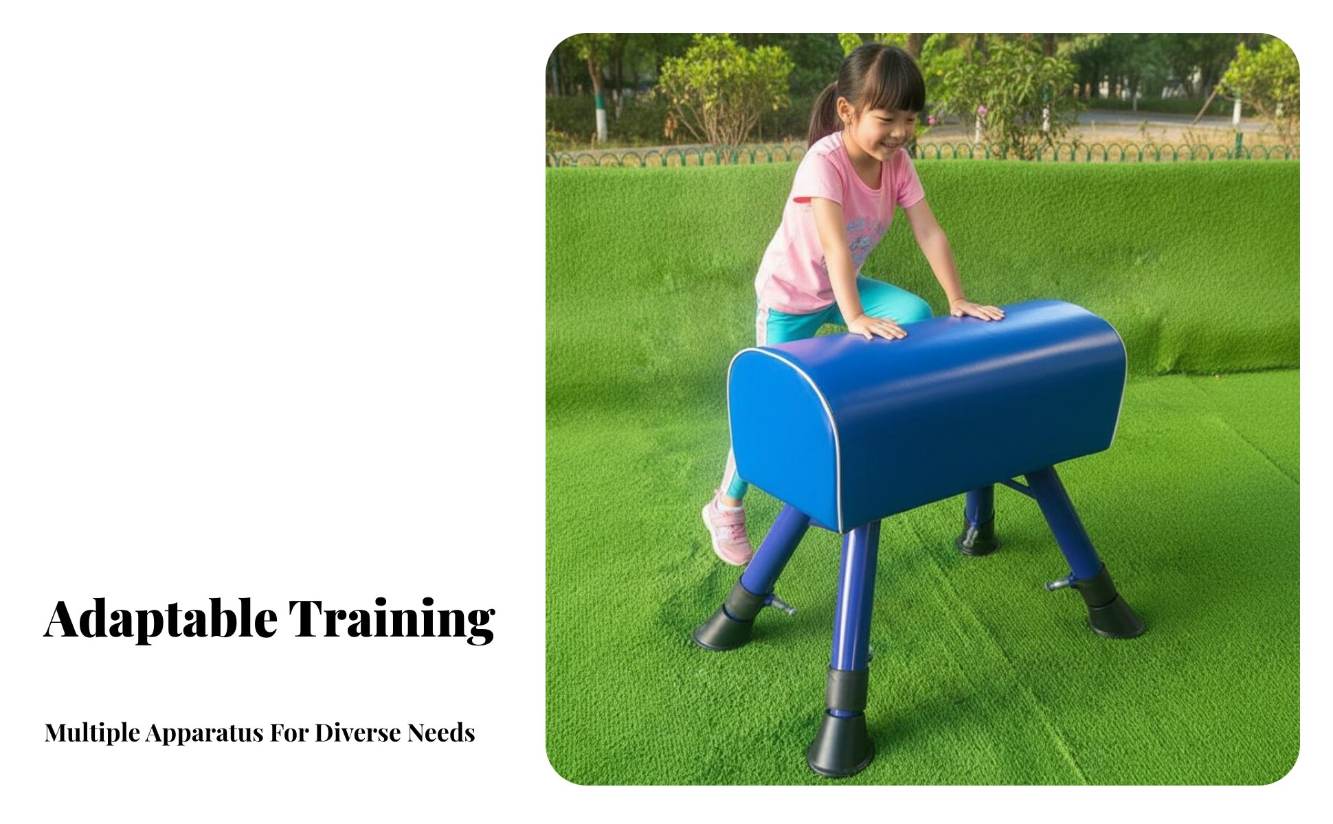 Children's Jump Ing Horse Non-Slip Feet Kids Gymnastics Training Jump for Boys