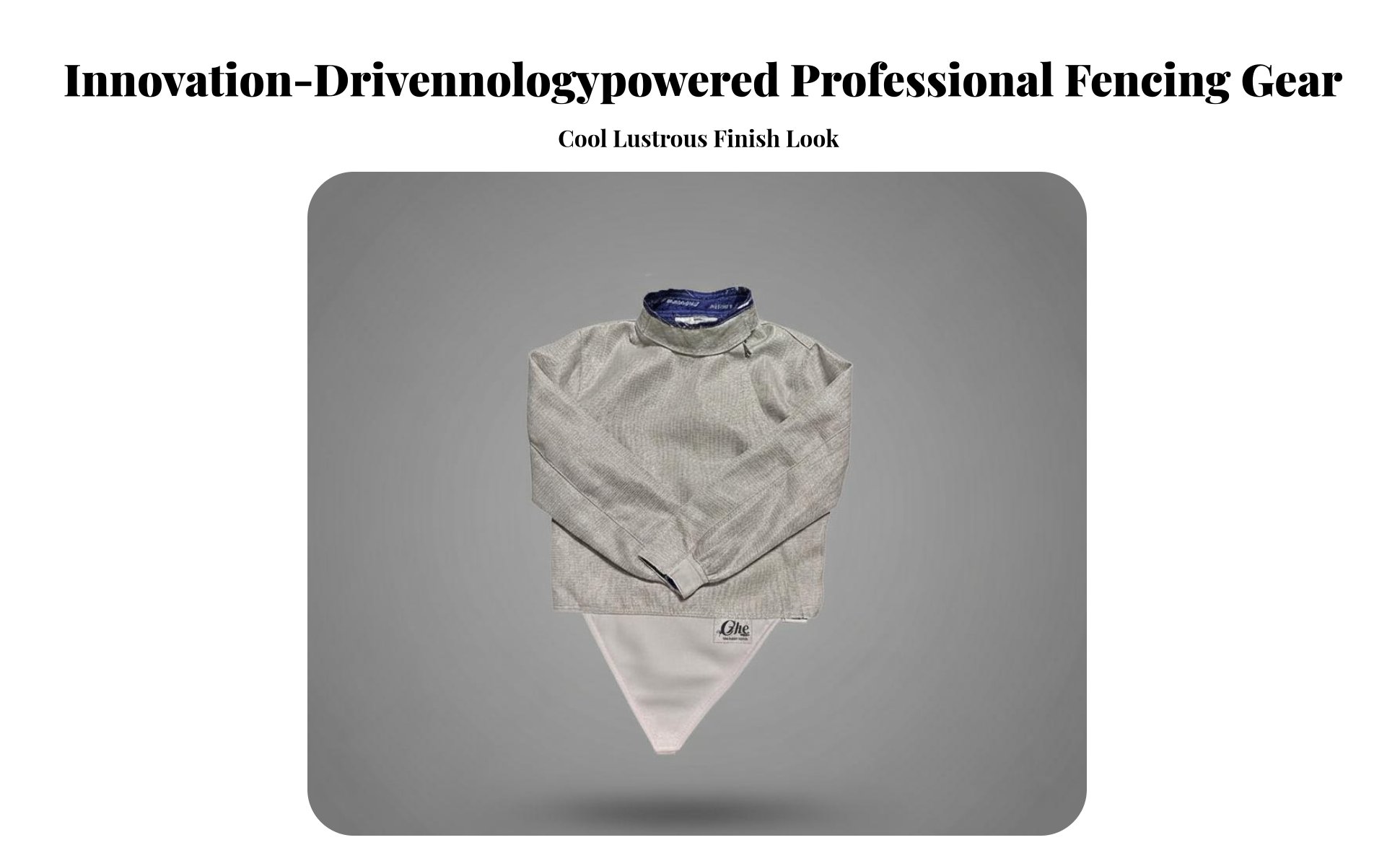 Sword Lamé Highly Conductive Fencing Clothing Washable for Training, Adults, Men