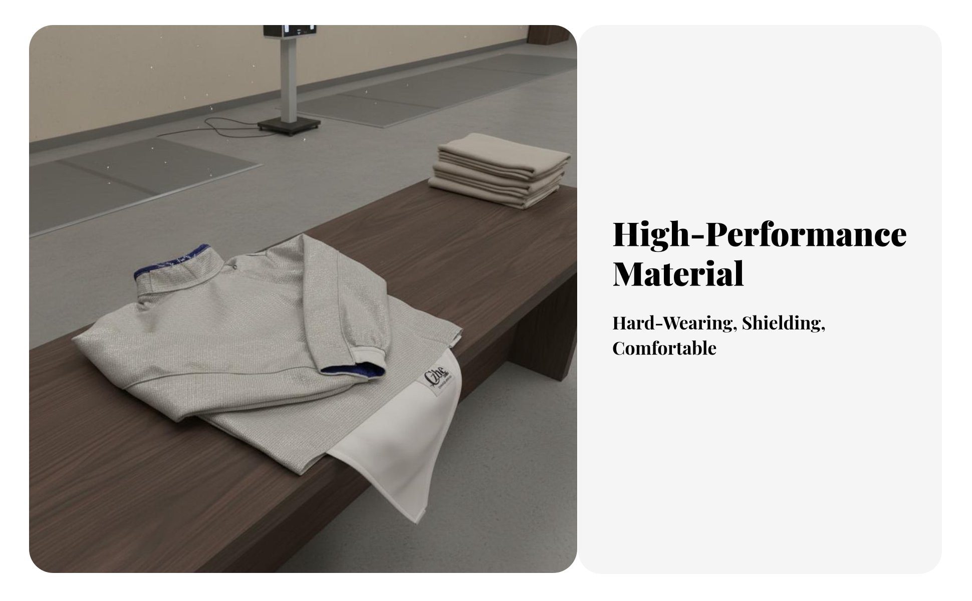 Sword Lamé Highly Conductive Fencing Clothing Washable for Training, Adults, Men