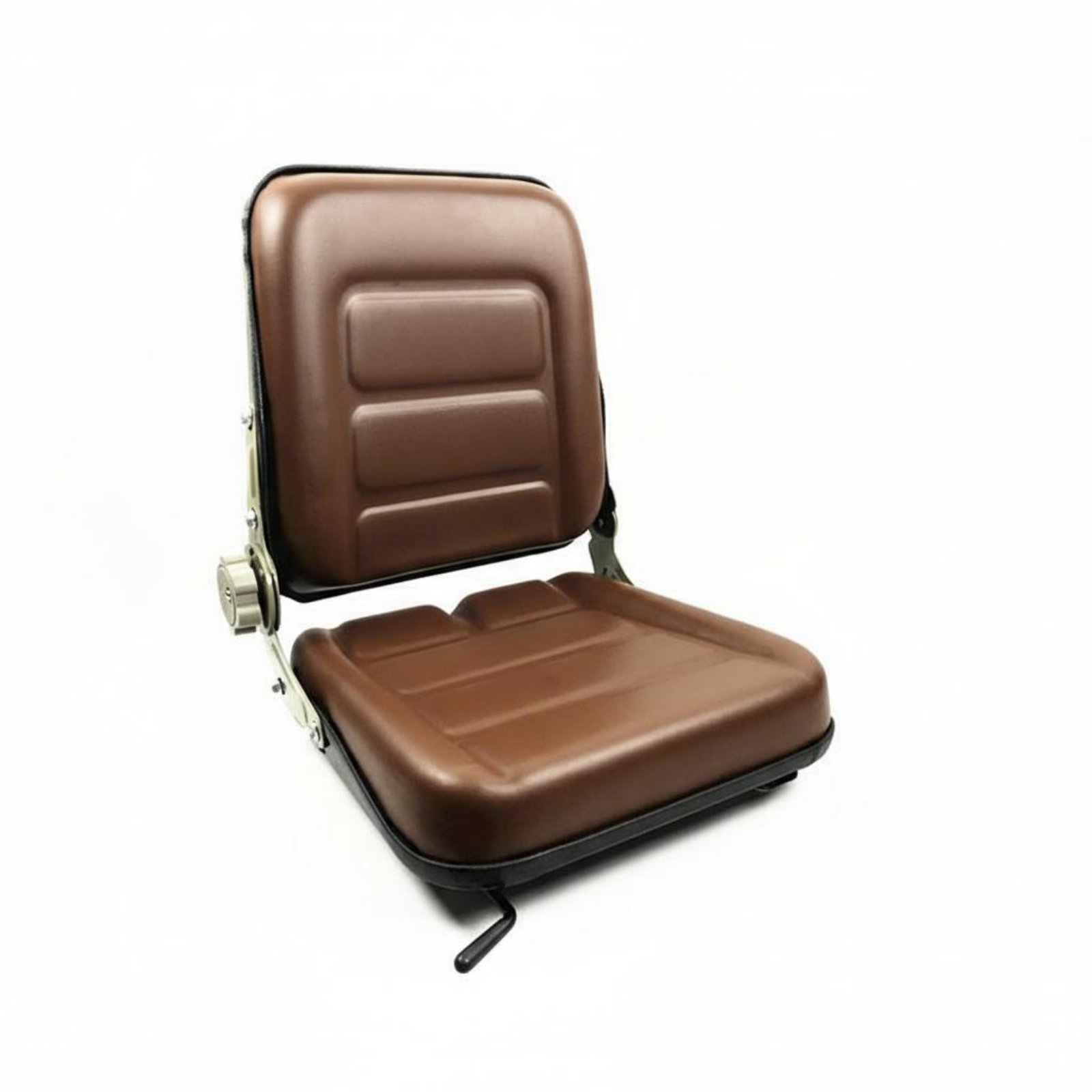 Forklift Seat Sturdy Construction Loader Seat Includes Safety Belt for Farmers