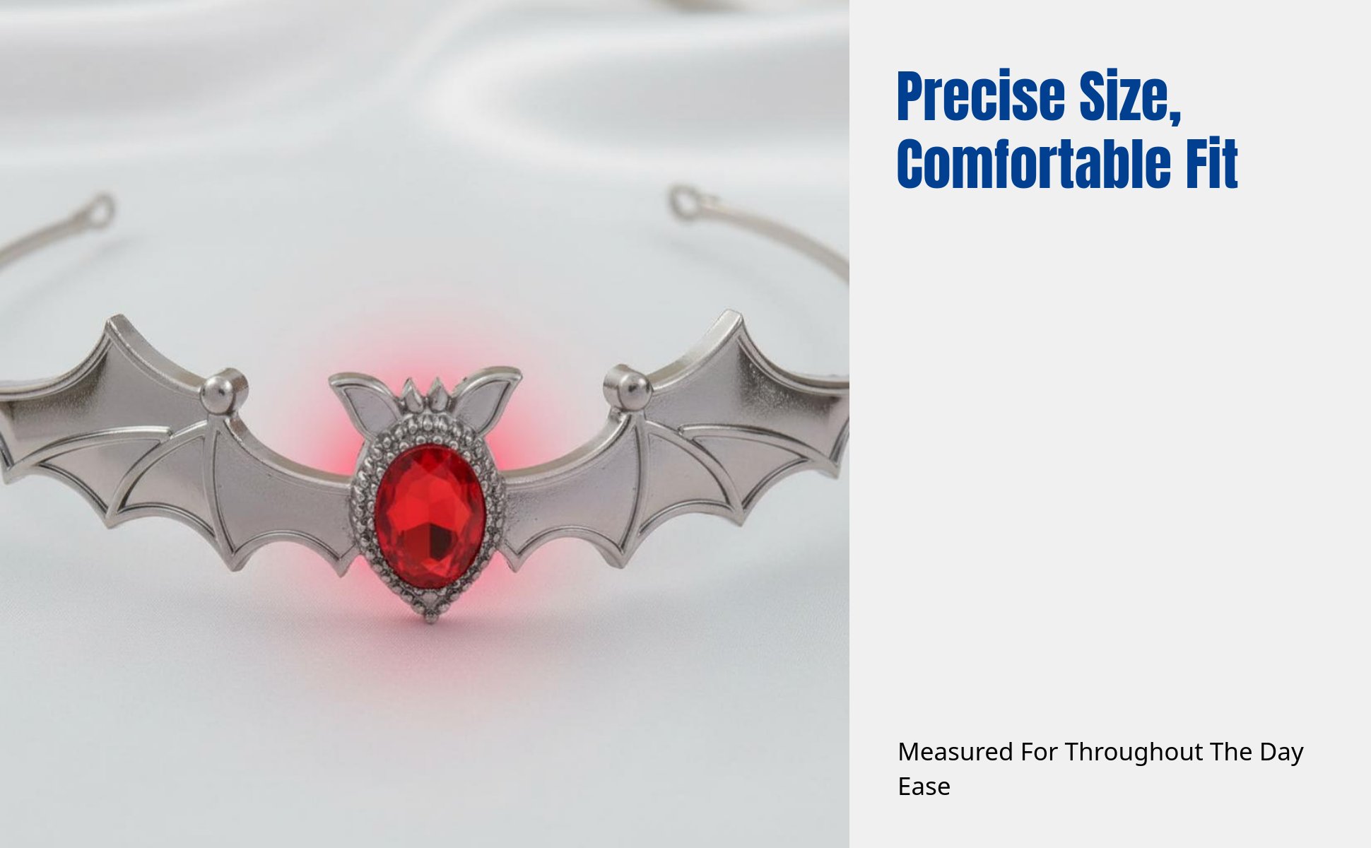 Dark Bat Crystal Alloy Headpiece for Halloween Costume