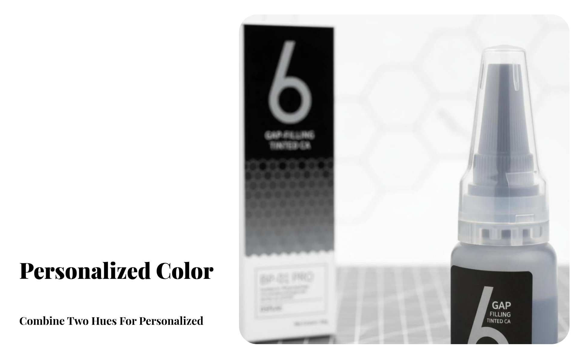 Tinted Cyanoacrylate Filler Easy to Sand Liquid Putty Precise Application