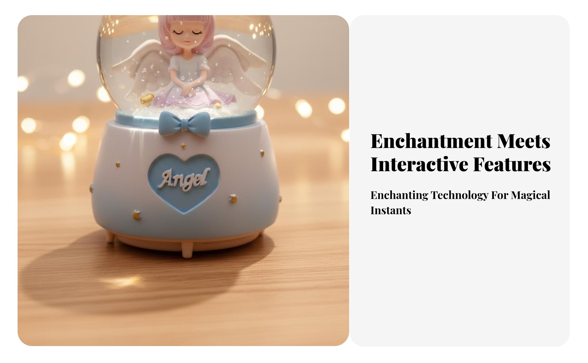 Moon Princess Crystal Sphere Music Box, Rotating Ice Globe, Celestial Girl Gift