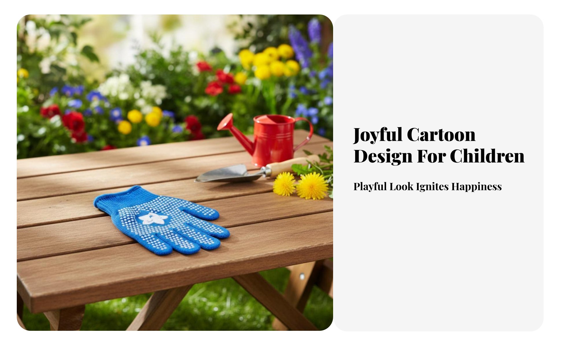 Kids Nylon Gloves, Anti-Slip, Outdoor, Gardening, School Performance