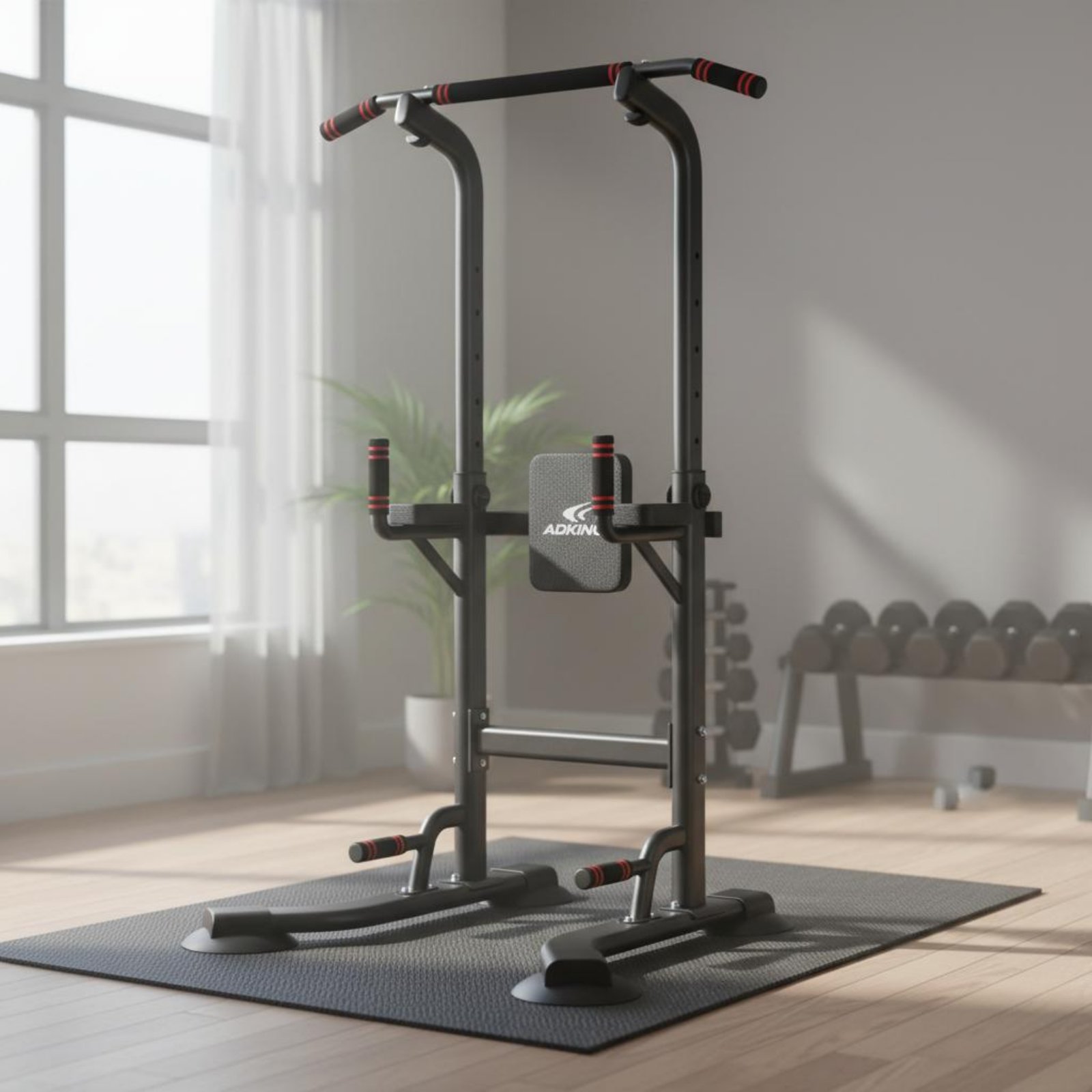Pull Up Station Heavy-duty Steel Frame Freestanding Pull Up Bar Exercise