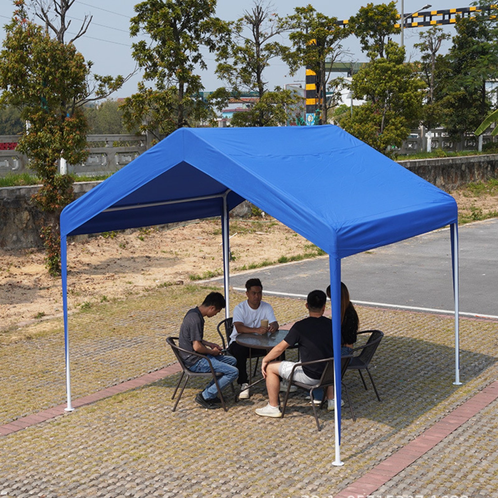 Commercial Vendor Tent Rainproof Four-Legged Waterproof Outdoor Gazebo Tent for