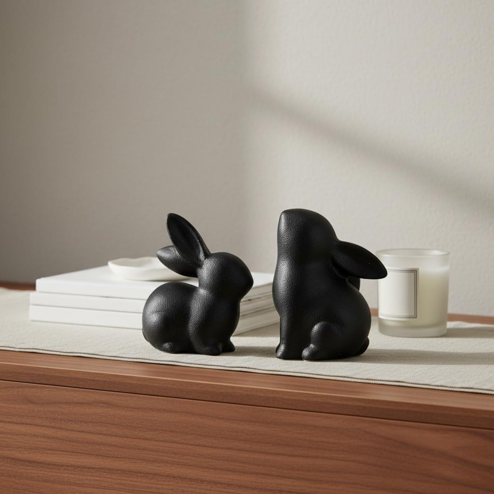 Osterhase Figur europäischer Stil Keramikhase niedlich für Partydekoration