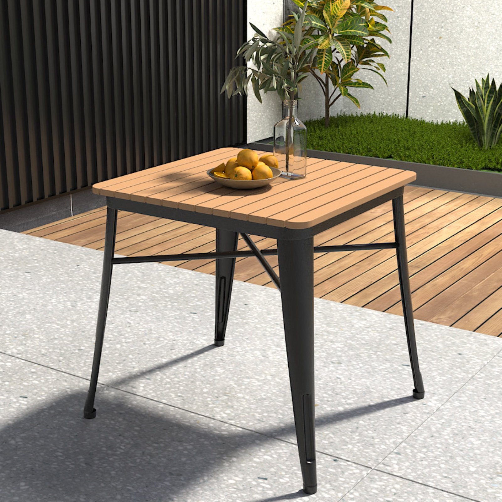 Garden Table and Chairs Nordic Design Balcony Furniture Set Waterproof Outdoor