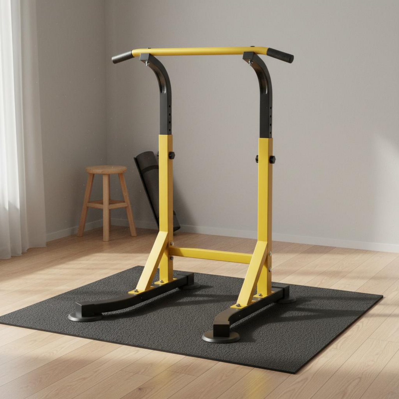 Standing Pull-up Bar Heavy-duty Steel Frame Multi-function Workout Station