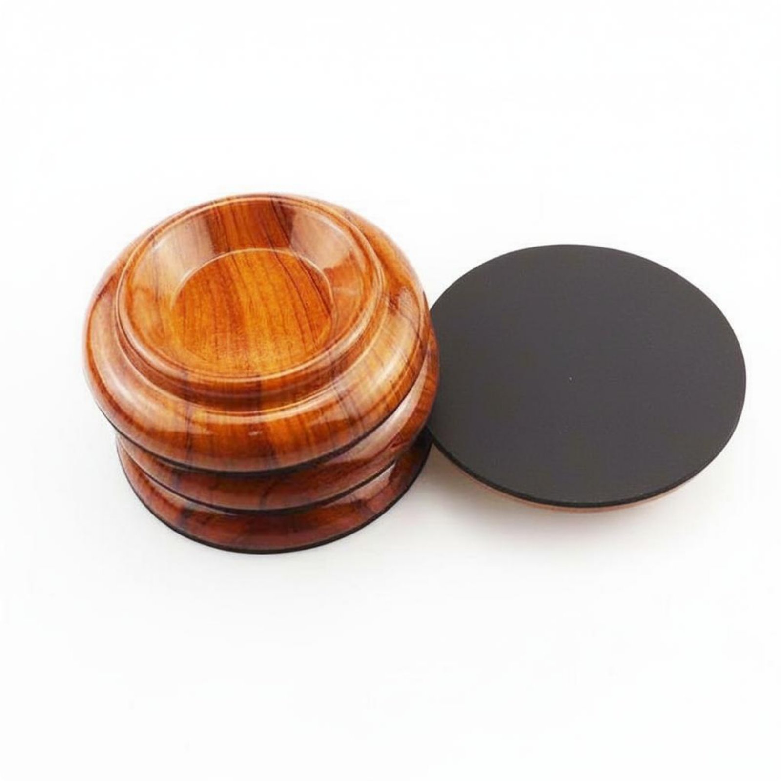 4 Pieces Piano Foot Pad Scratch-Proof Upright Piano Caster Cups Shock-Absorbing