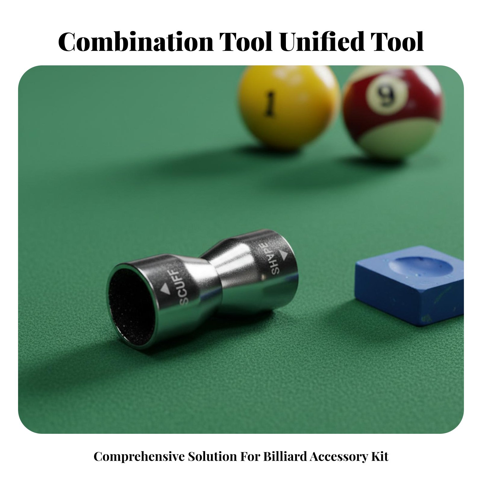 Multifunction Tip Tool Shaper Scuffer Aerator Compact Size for Travel