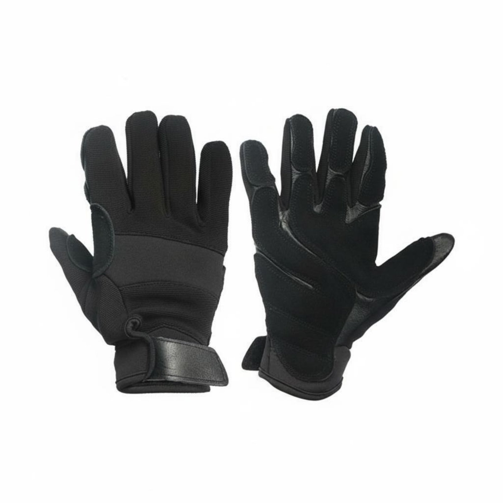 Vollfinger-Schutzhandschuhe rutschfeste Handfläche für Klettern, Abseilen