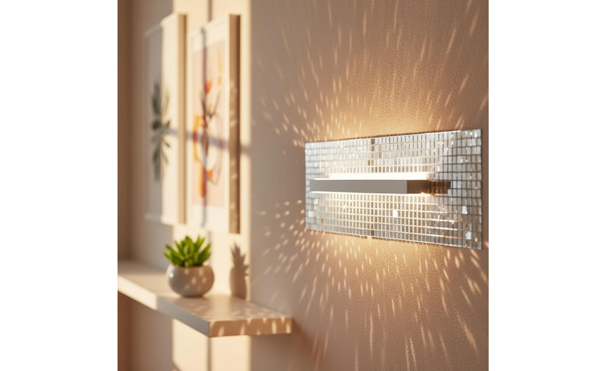 4 Rolls Mirror Sticker Roll Bright Reflection Disco Ball Mosaic Stickers