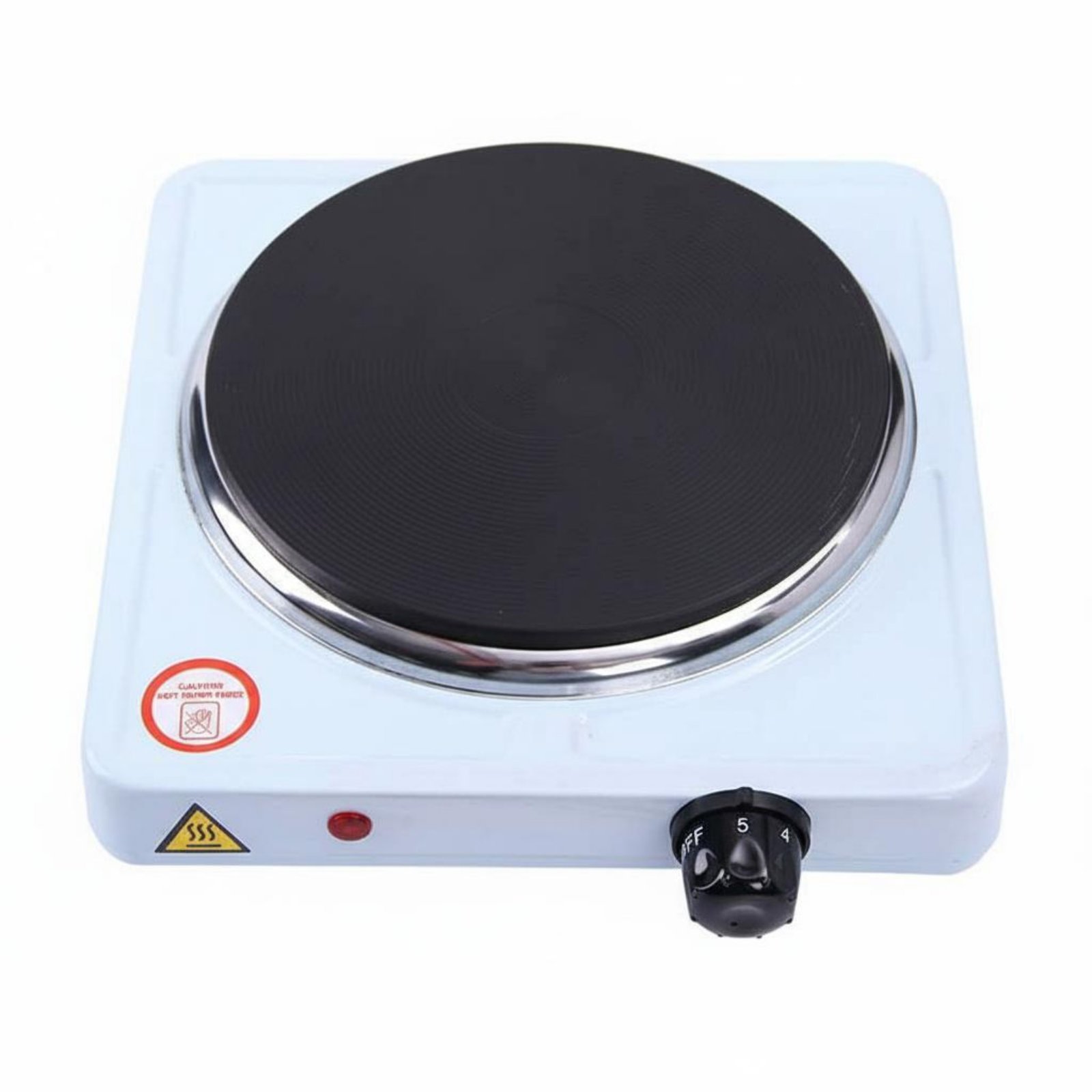 Portable Electric Hot Plate All Cookware Compatible Single Burner Electric