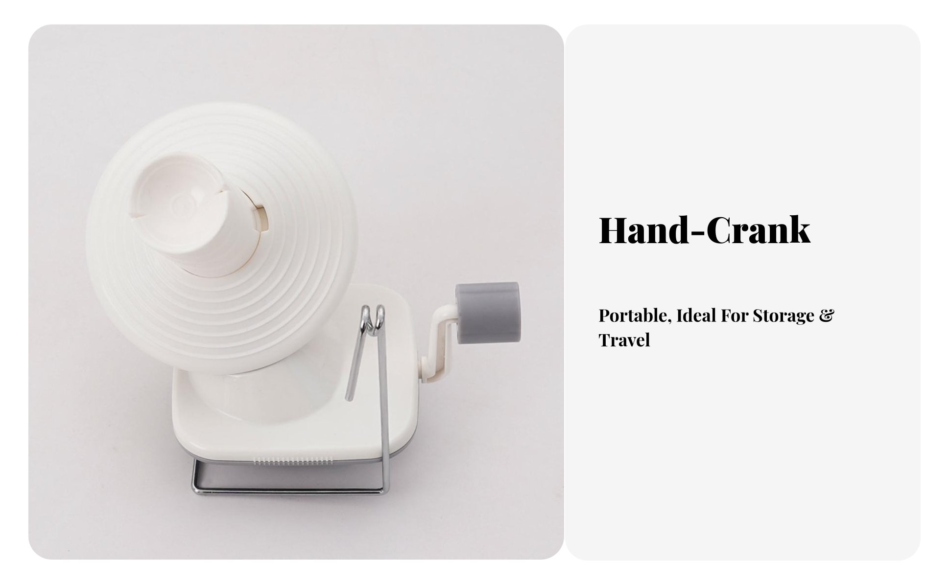 Manual Yarn Ball Winder Easy Assembly Hand Crank Yarn Winder Space Saving