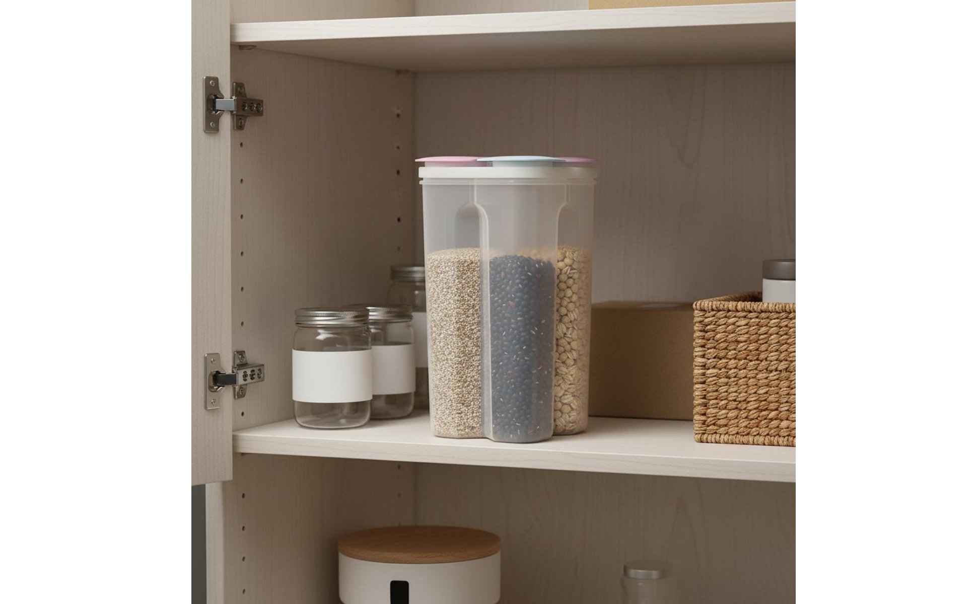 Sealed Food Storage Container Compartmentalized Design
