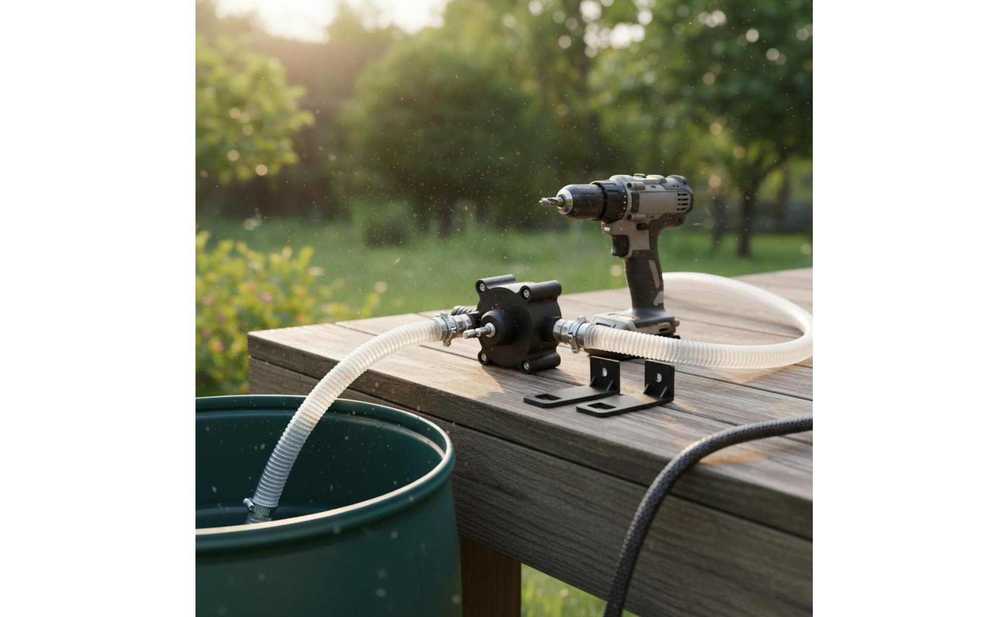 Bohrmaschinenpumpe bohrmaschinenbetrieben Akkuschrauber Wasserpumpe für Aquarium