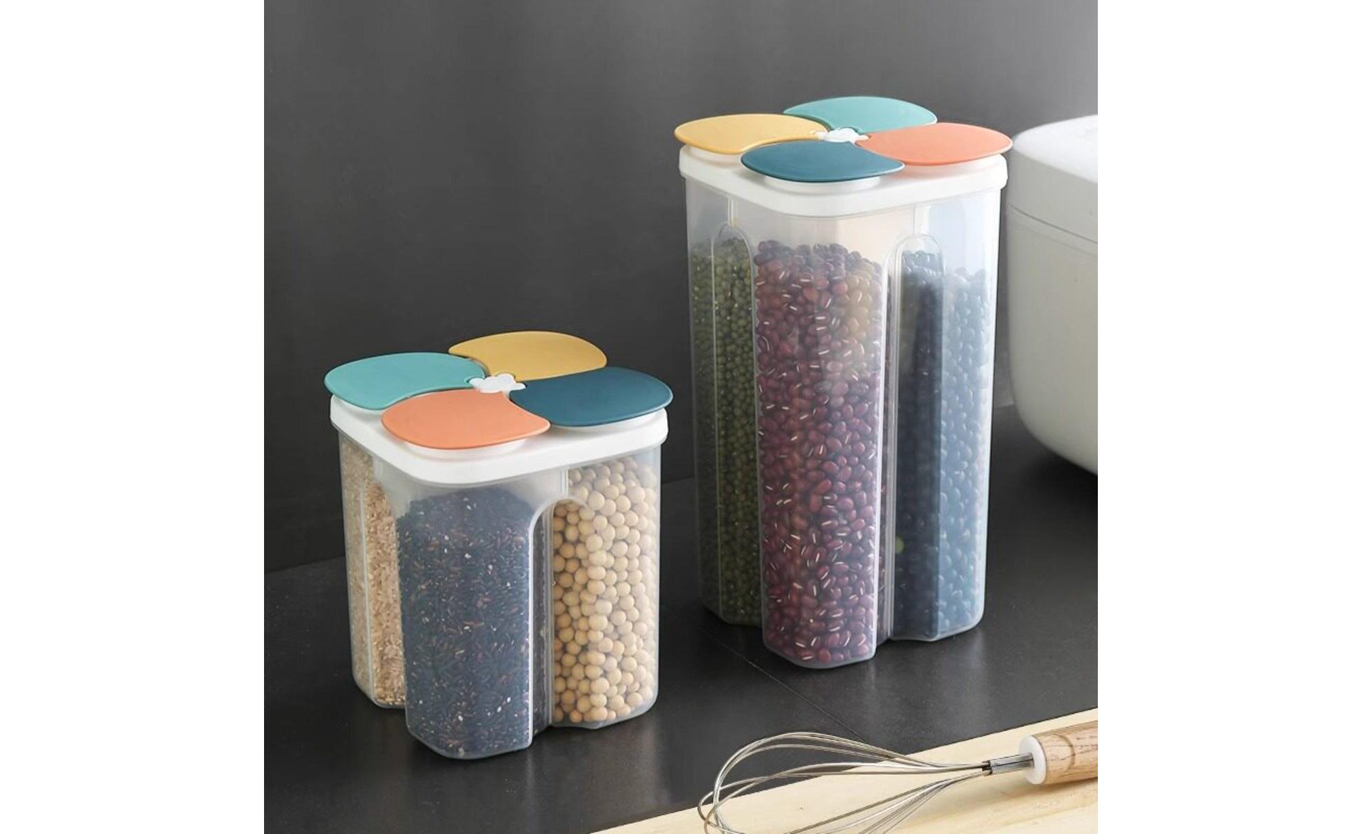 Sealed Food Storage Container Compartmentalized Design