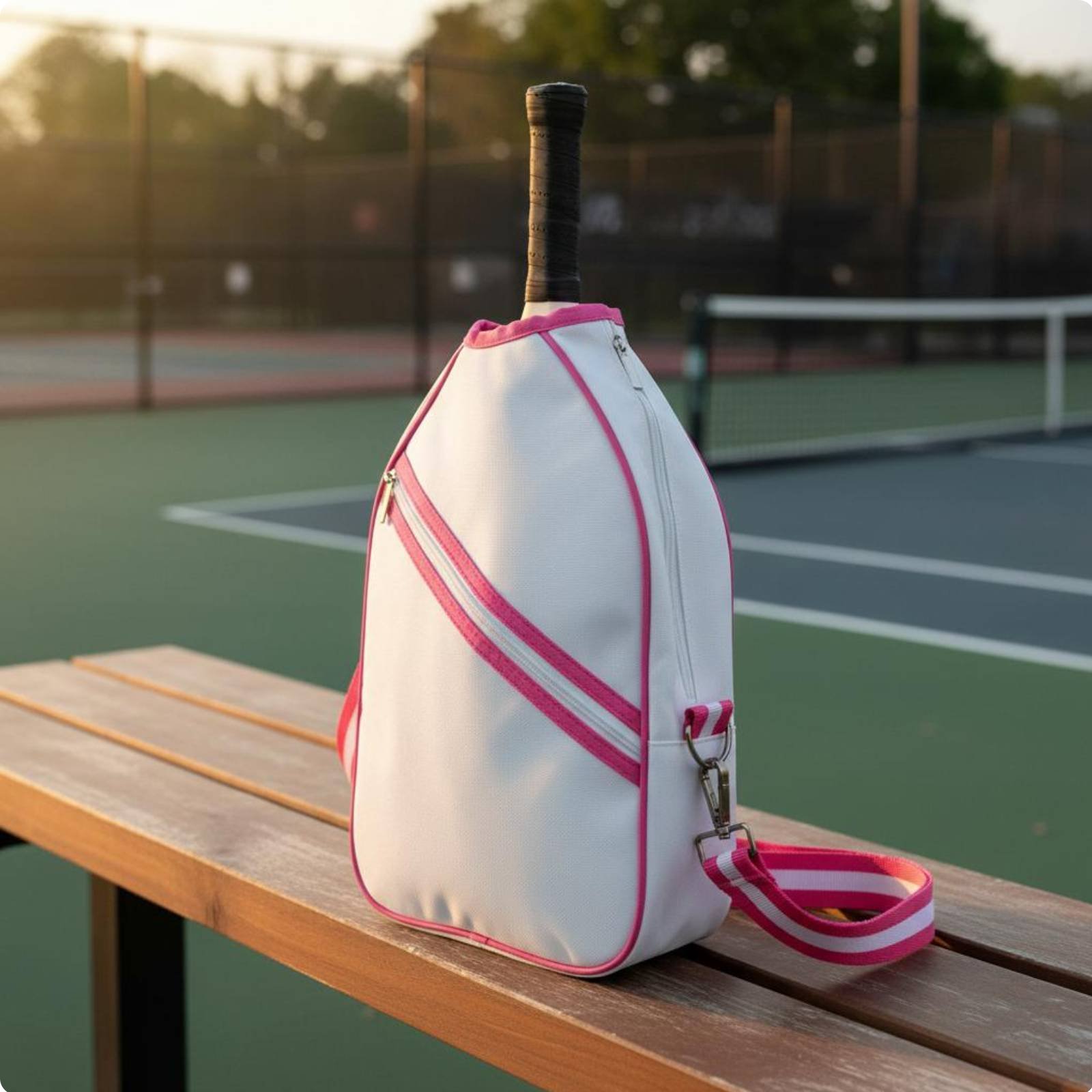 Pickleball Umhängetasche Verstellbarer Schultergurt Bequem für Turniere