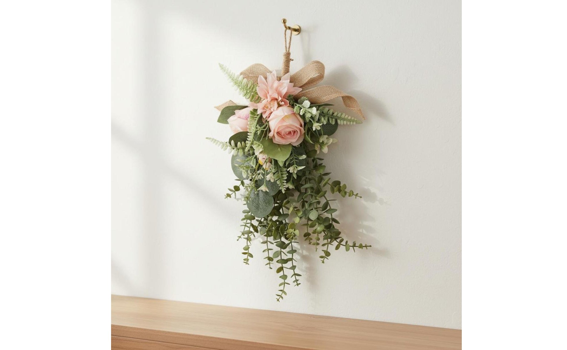 Blossom Bloom Wall Arrangement Lifelike Appearance Artificial Flower Swag