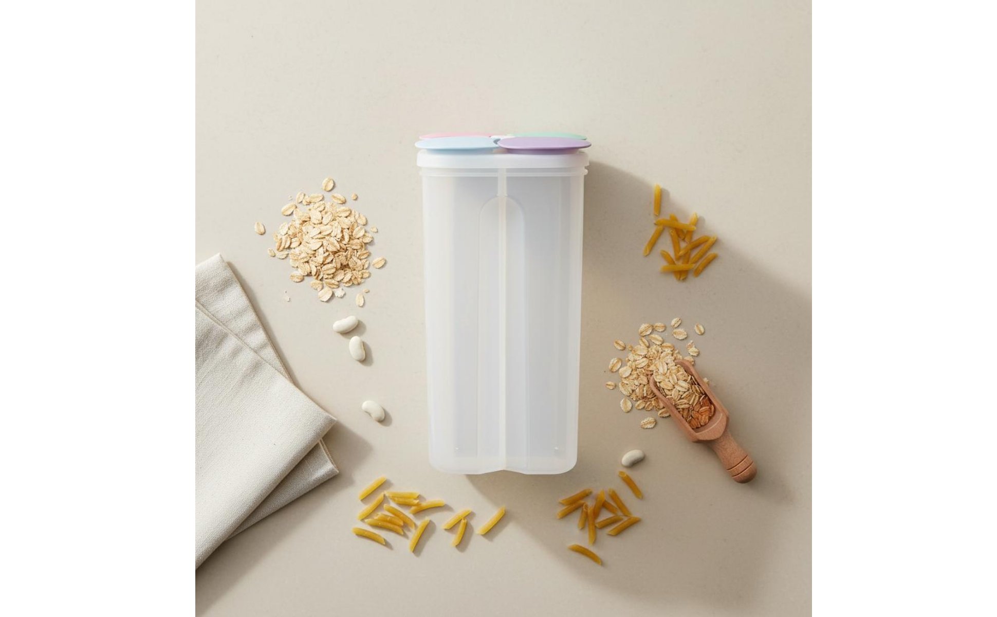Sealed Food Storage Container Compartmentalized Design