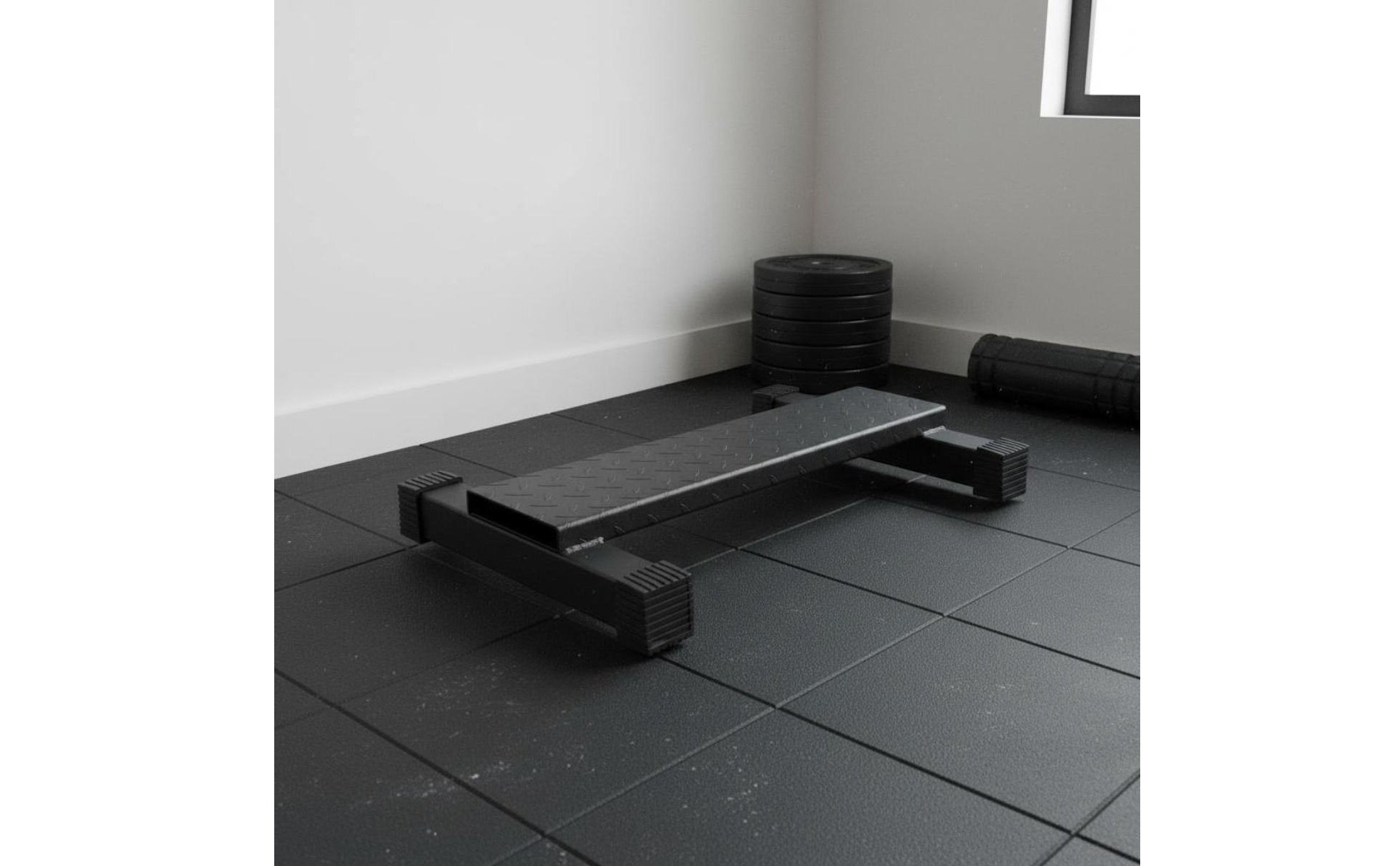 Standing Calf Raise Platform Non-Slip Surface Steel Calf Raise Block