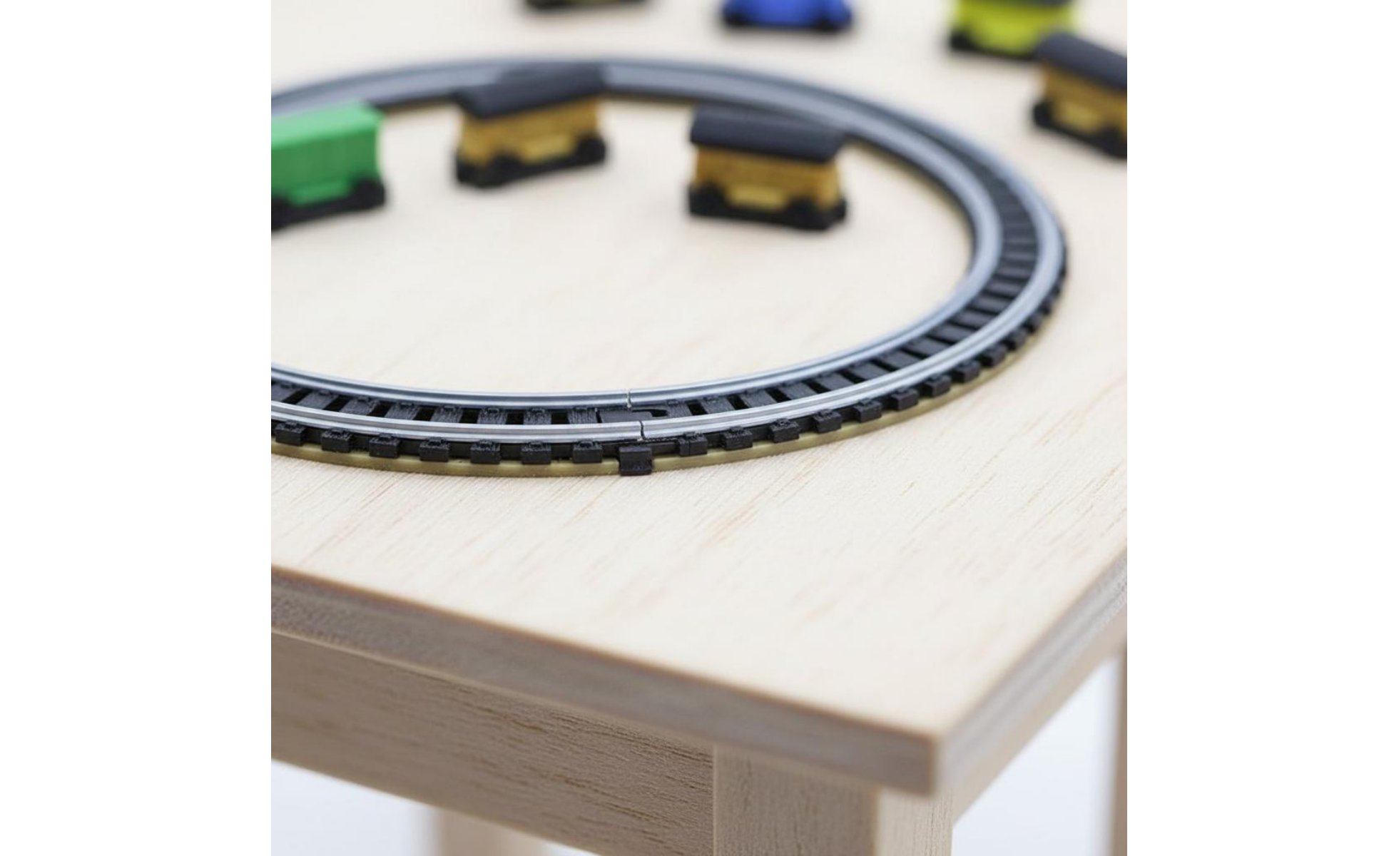 Dollhouse Train Set Highly Detailed Miniature Train Track Model Realistic Design