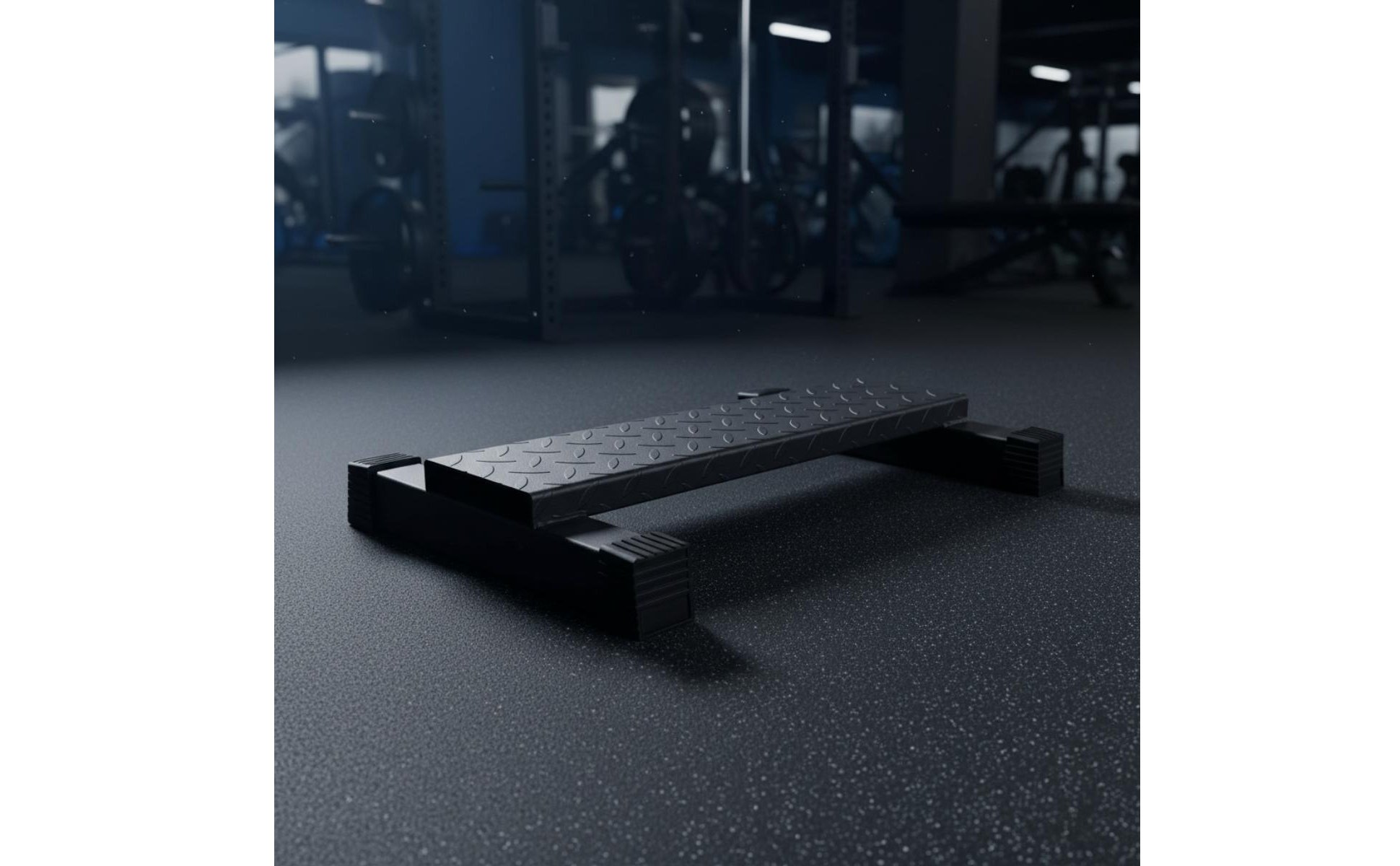 Standing Calf Raise Platform Non-Slip Surface Steel Calf Raise Block