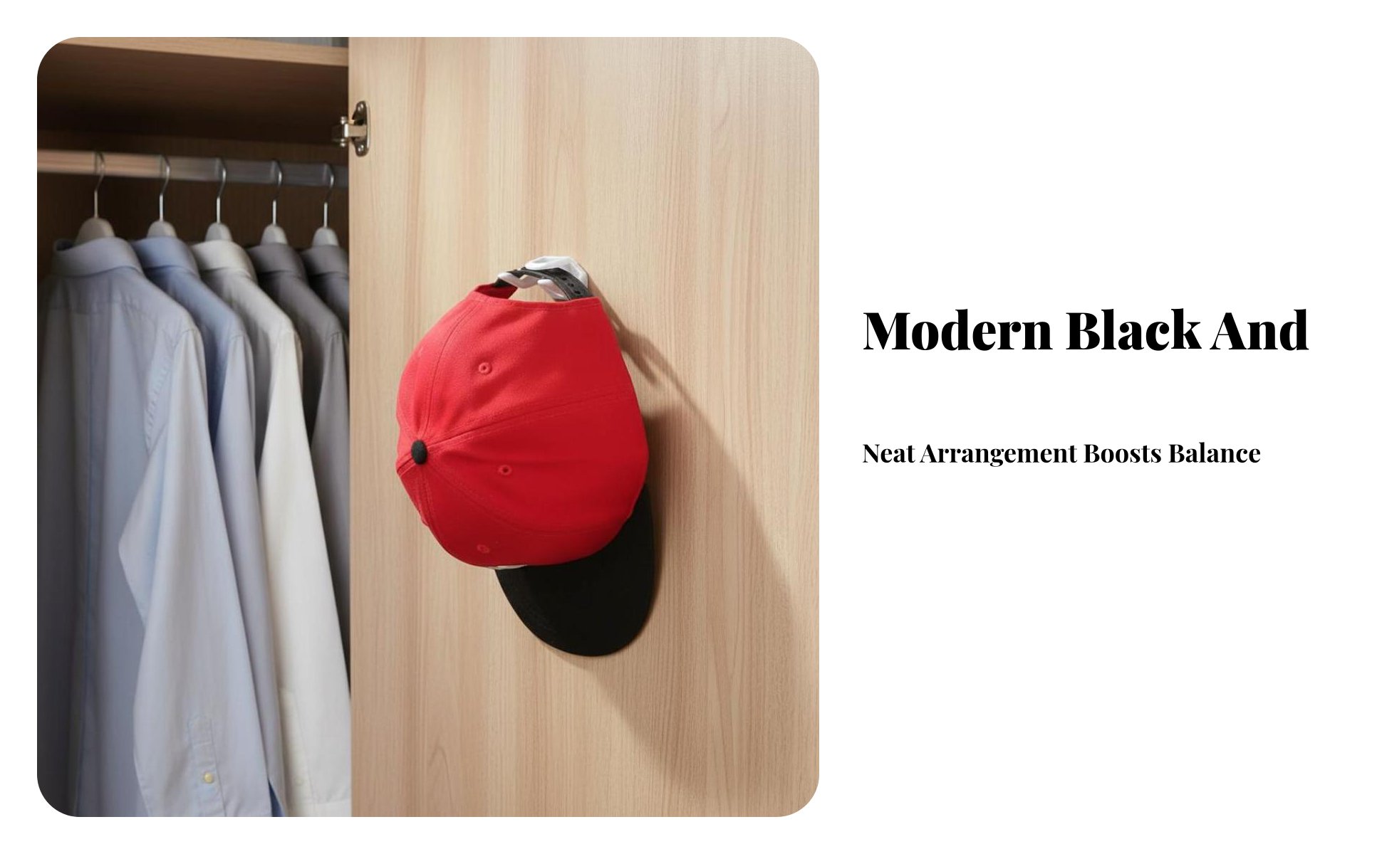 8 Pieces Wall Mounted Hat Rack Damage-without Damage Wall Mounted Cap Rack