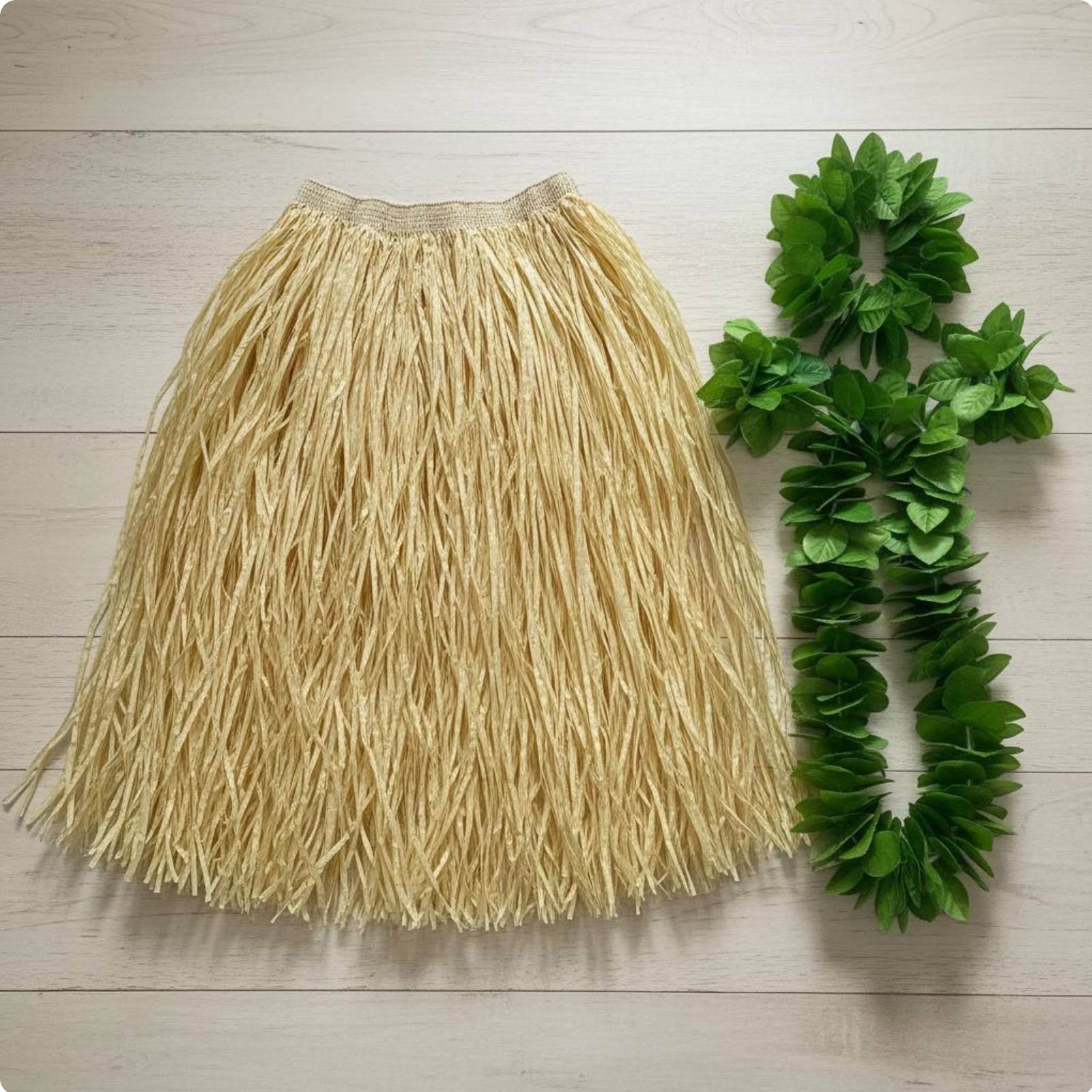 Hawaiian Grass Skirt Easy Wear Tropical Dancer Costume Lightweight for Dancers
